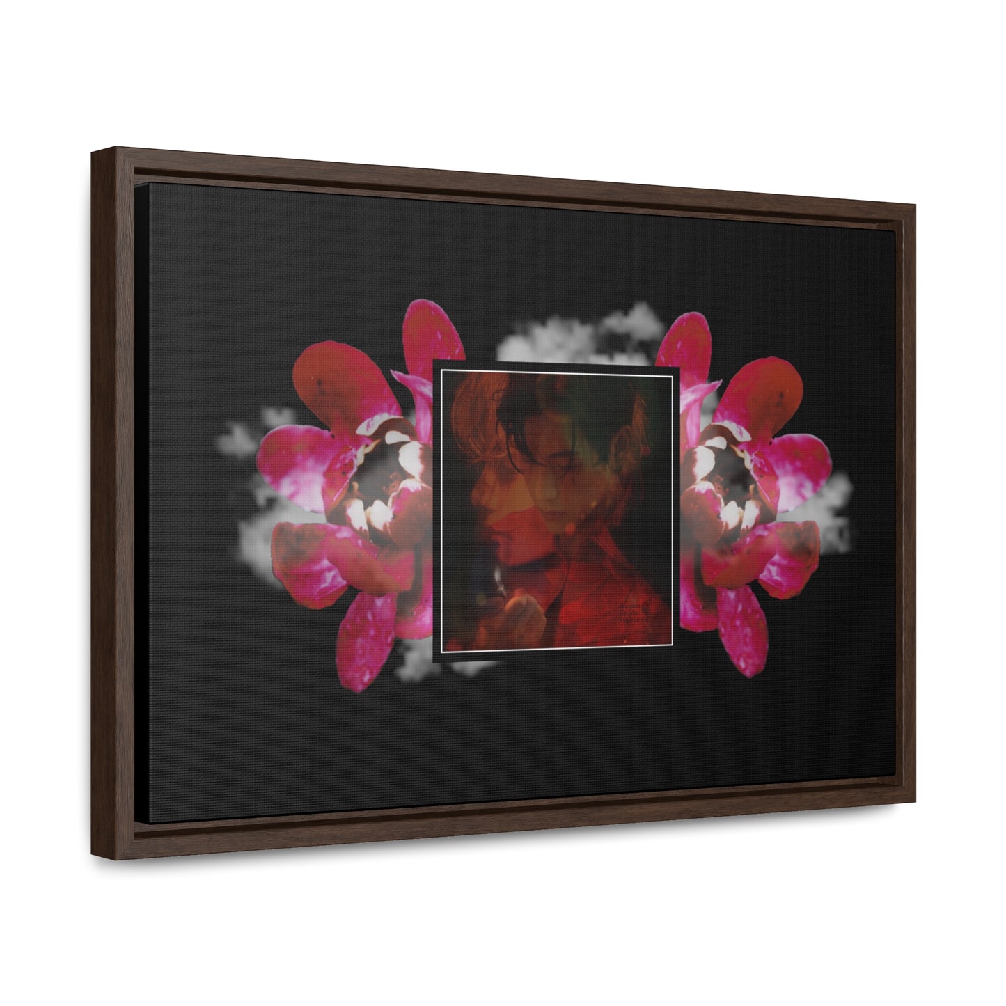 Taehyung Graphic Gallery Canvas Wraps, Horizontal Frame