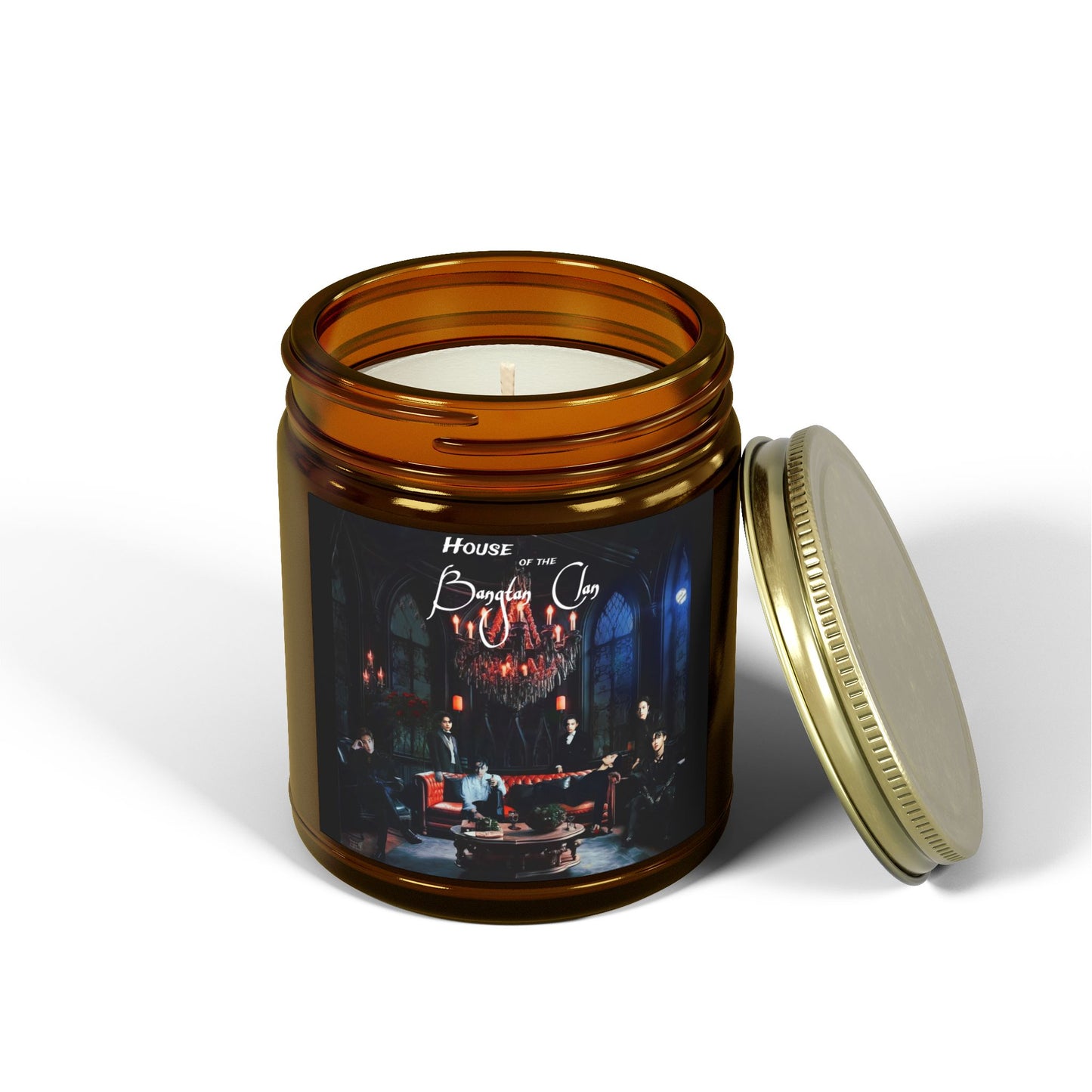 House of the Bangtan Clan Scented Coconut Apricot Candles (4oz, 9oz)