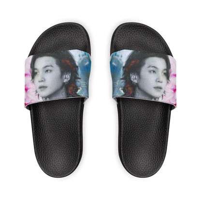 Agust D Graphic Women's PU Slide Sandals