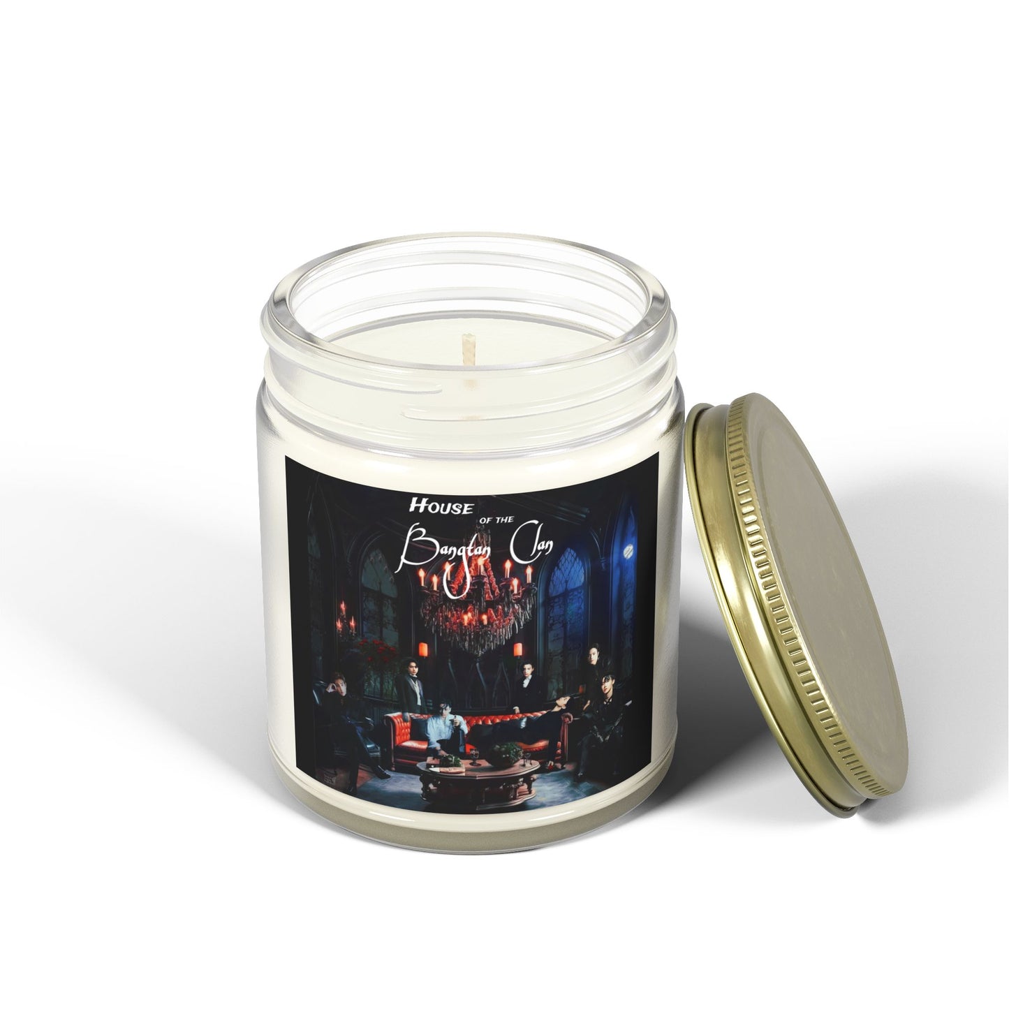 House of the Bangtan Clan Scented Coconut Apricot Candles (4oz, 9oz)