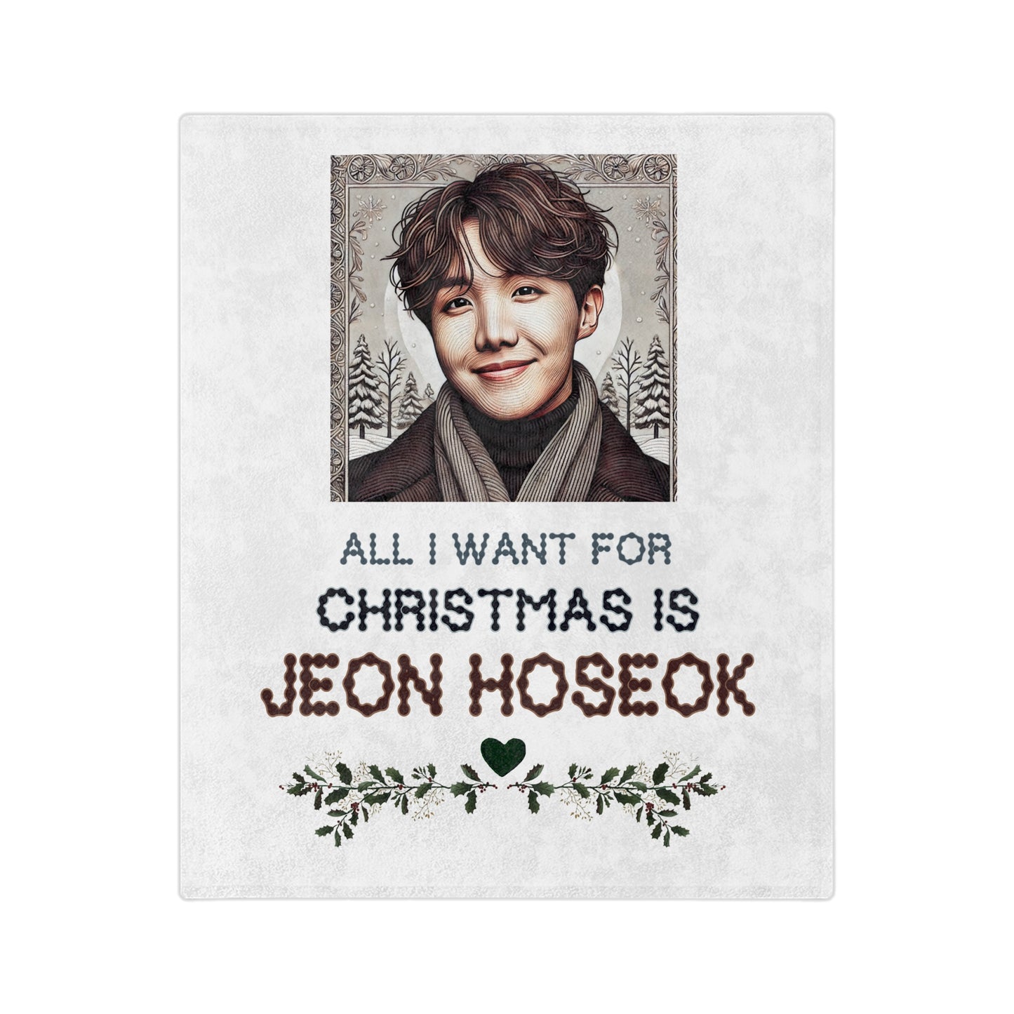 Christmas Jhope Velveteen Microfiber Blanket