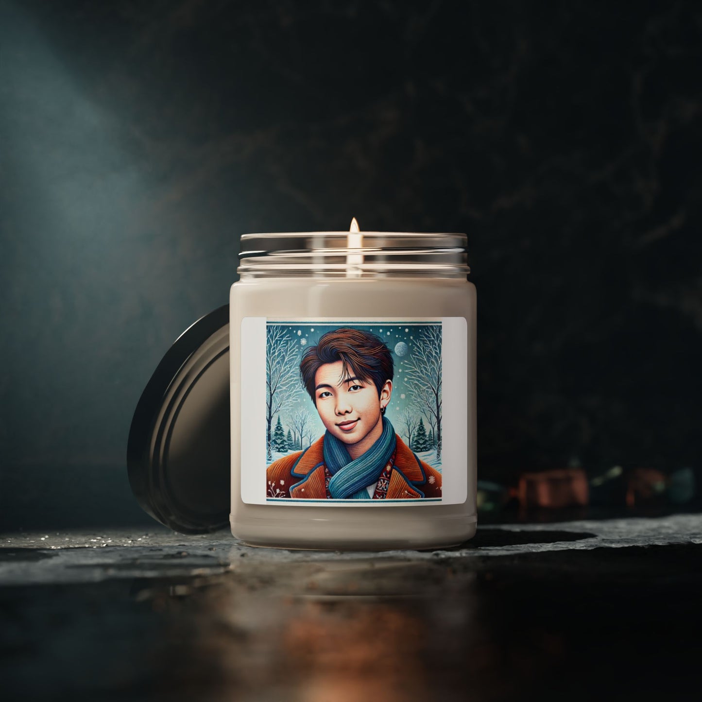 Christmas Namjoon Scented Soy Candle, 9oz