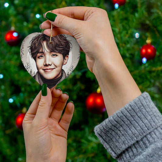 Christmas Jhope Ceramic Ornament, 4 Shapes