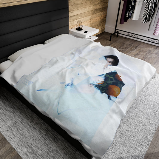 Min Yoongi Graphic Velveteen Plush Blanket