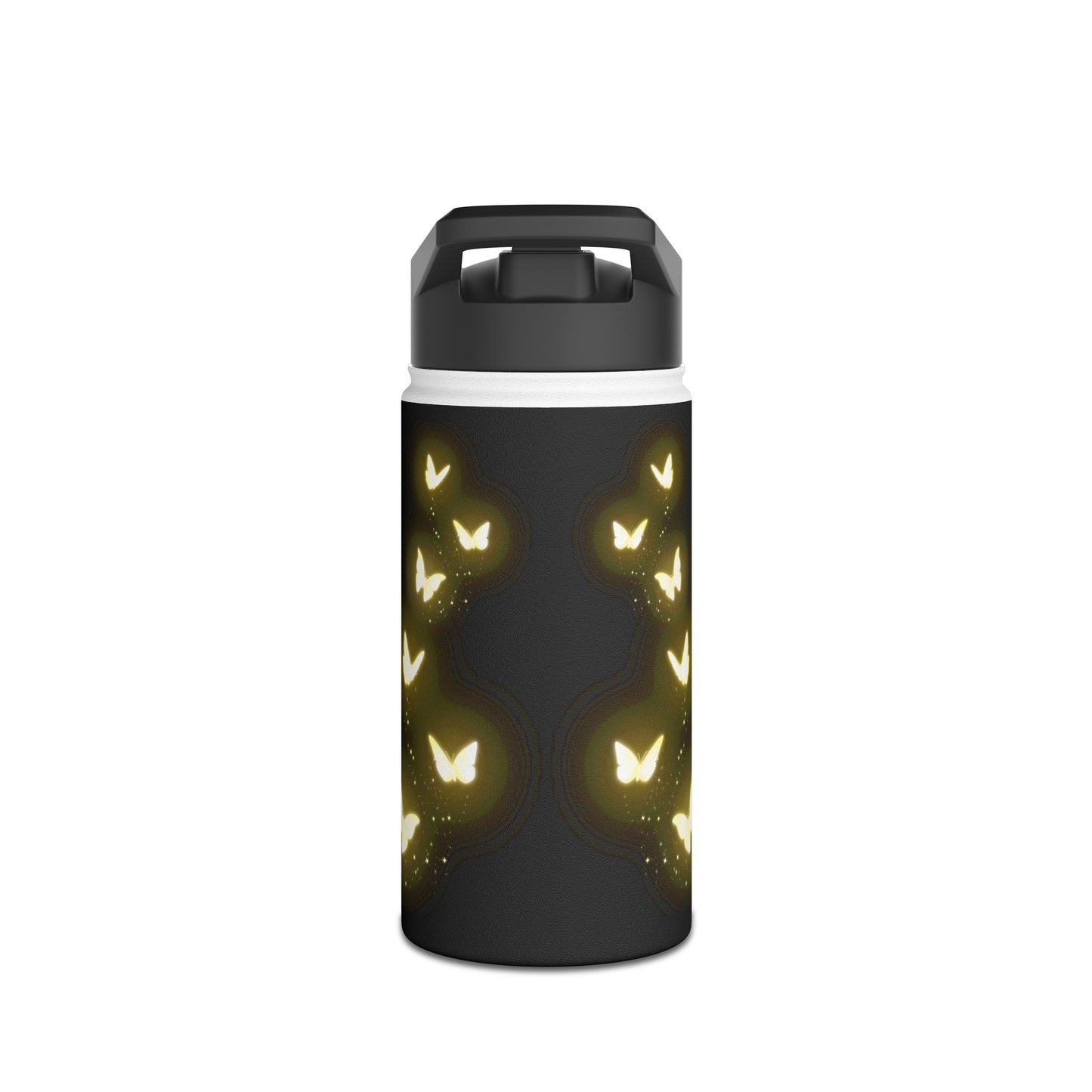 JK Graphic Stainless Steel Water Bottle, Standard Lid