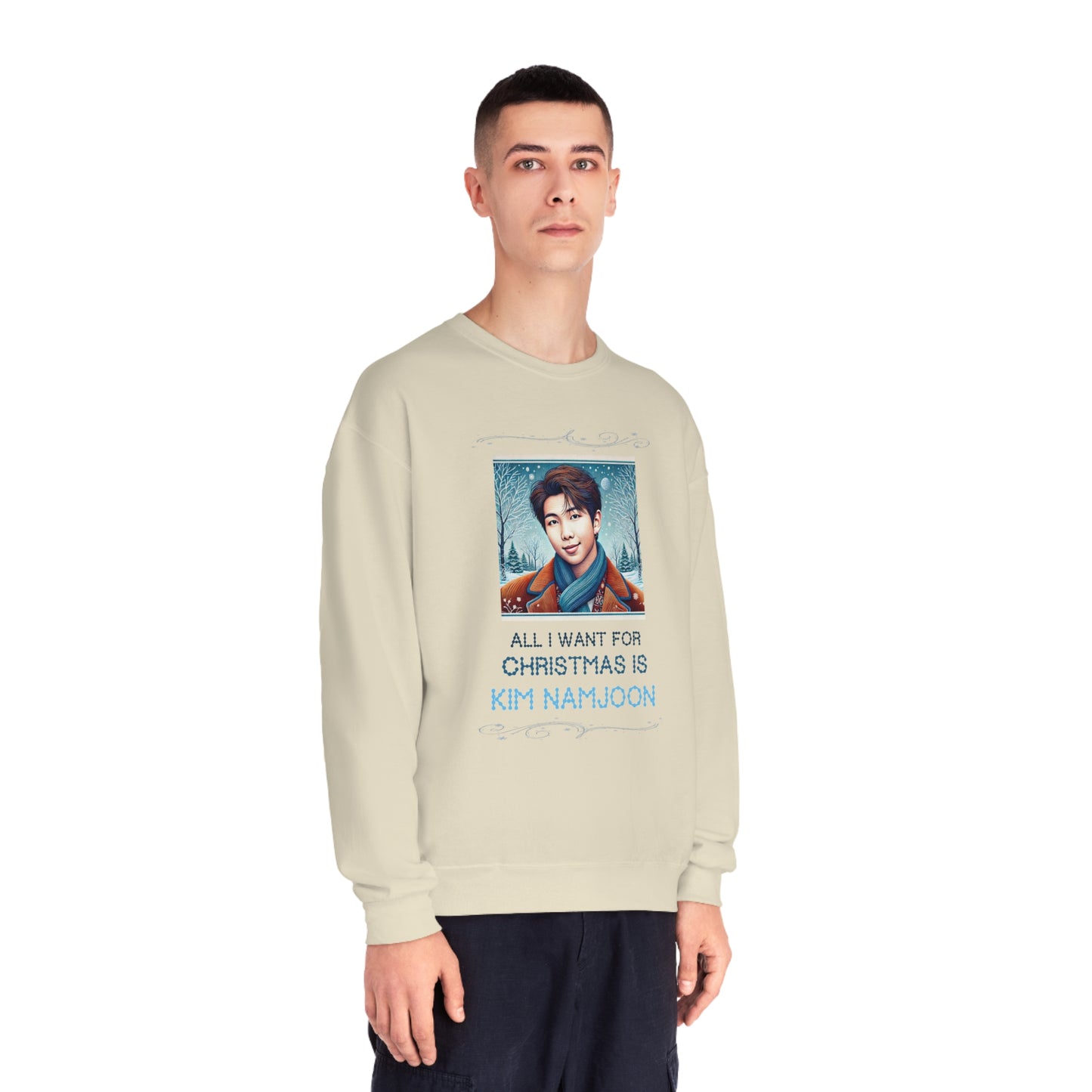 Christmas Namjoon Unisex NuBlend® Crewneck Sweatshirt