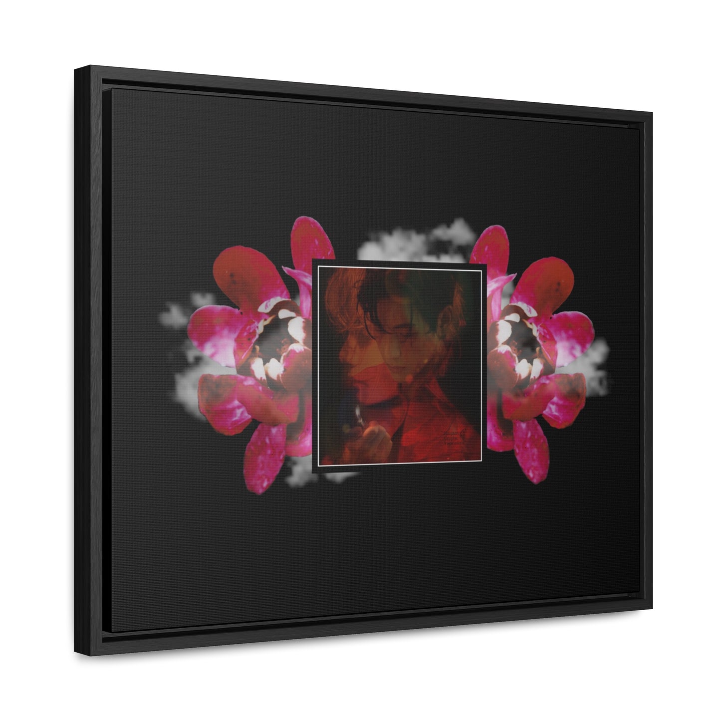 Taehyung Graphic Gallery Canvas Wraps, Horizontal Frame