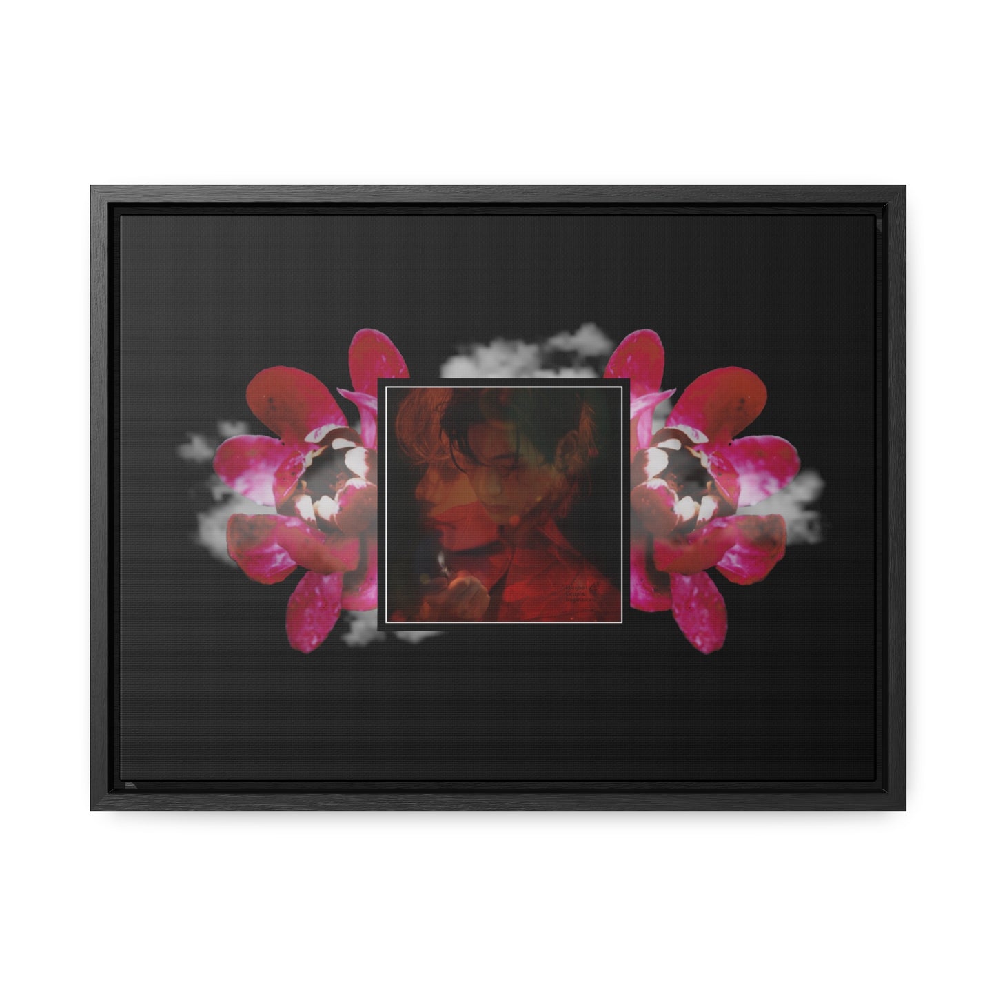 Taehyung Graphic Gallery Canvas Wraps, Horizontal Frame