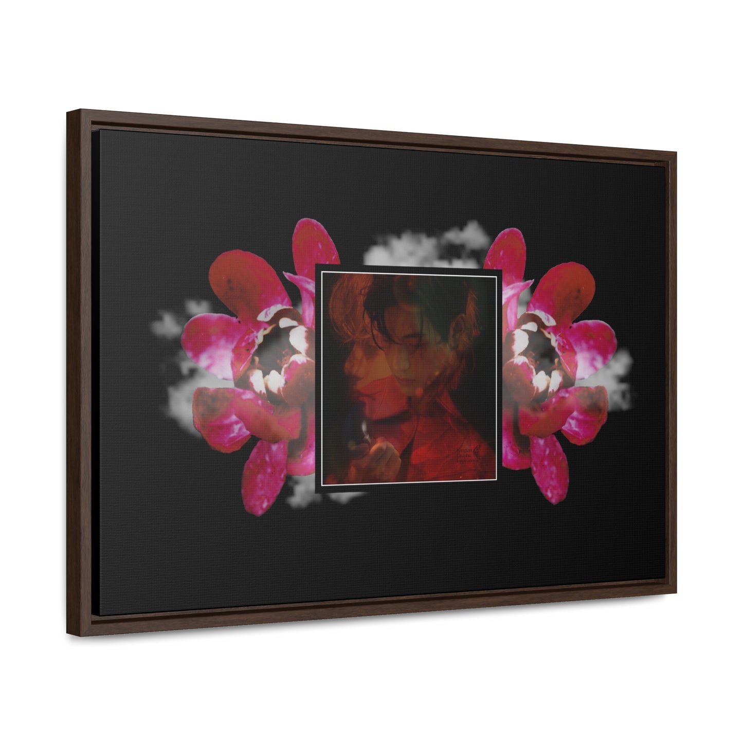 Taehyung Graphic Gallery Canvas Wraps, Horizontal Frame