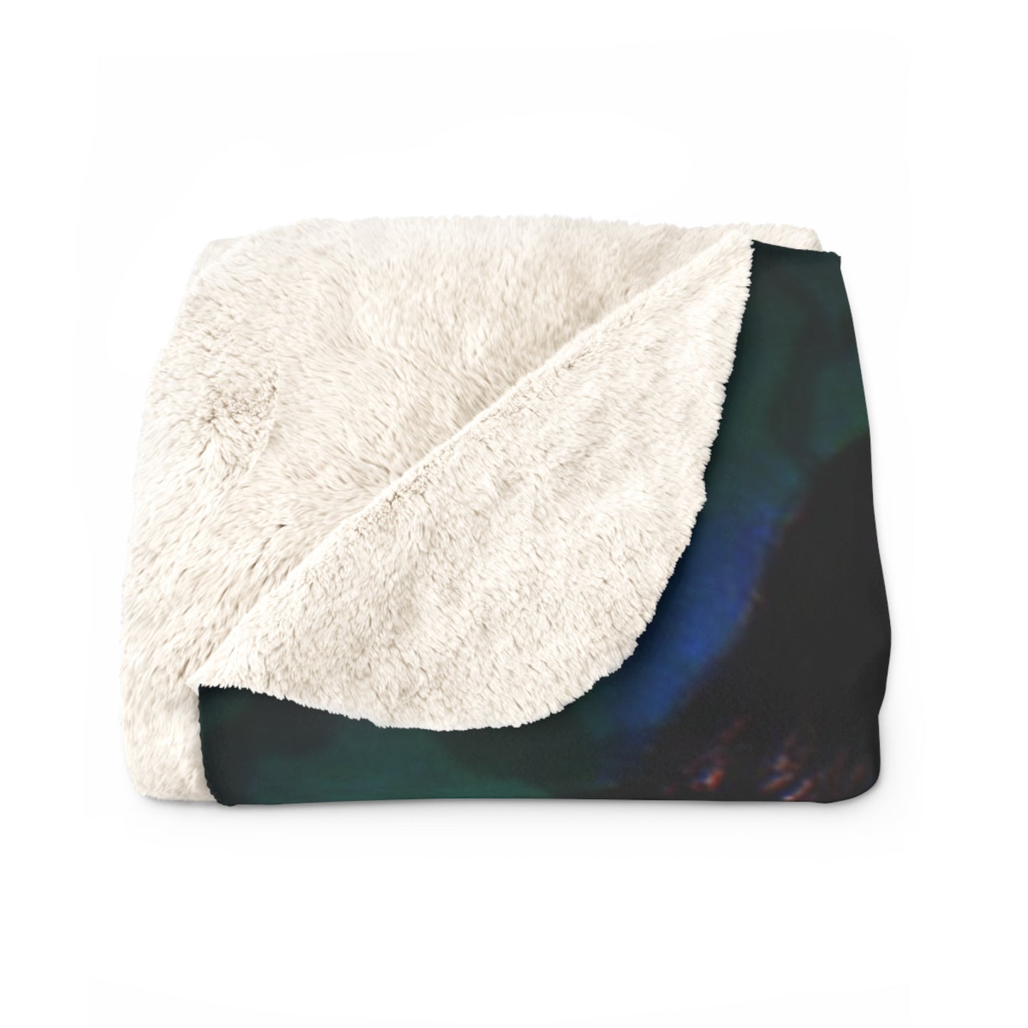 V Graphic Sherpa Fleece Blanket