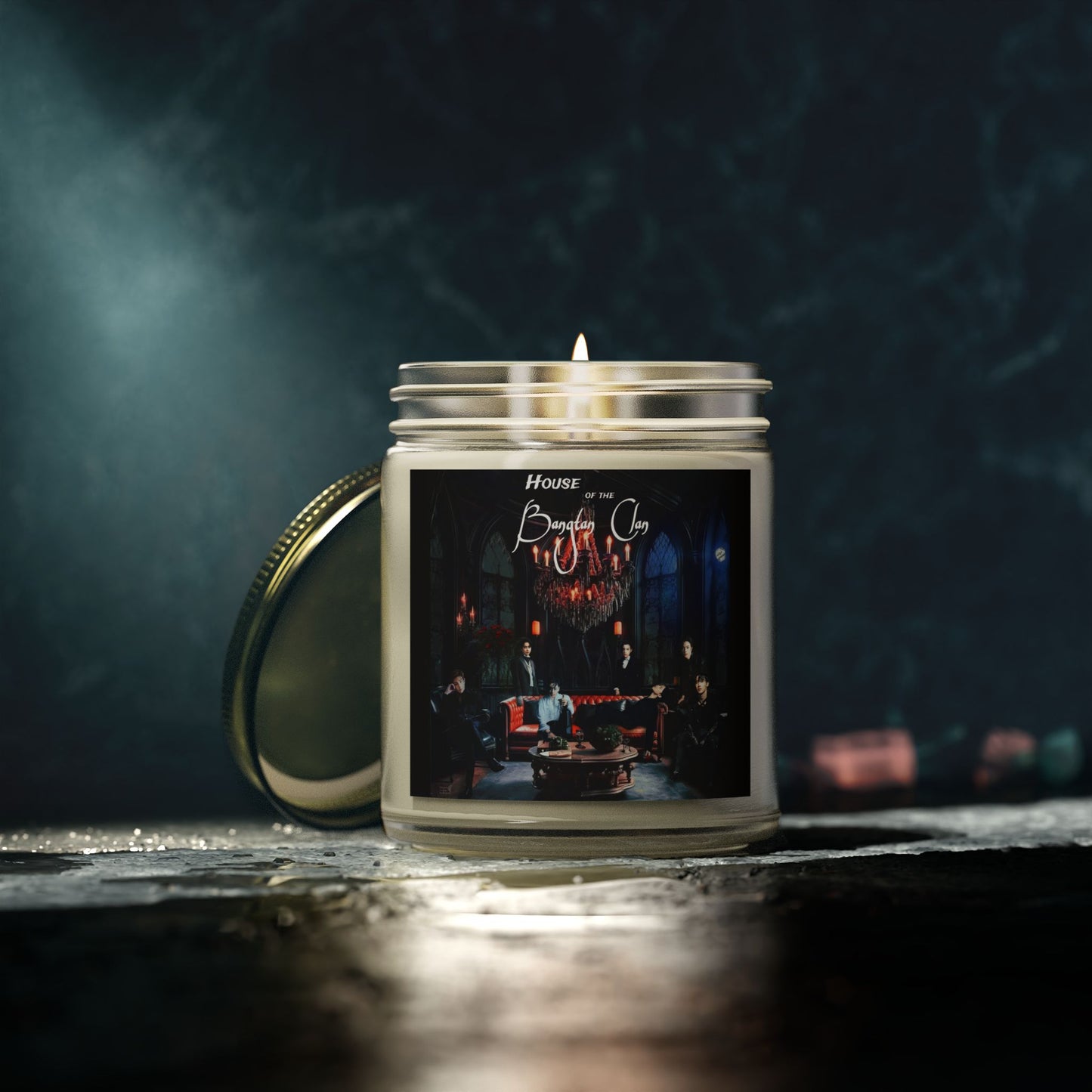 House of the Bangtan Clan Scented Coconut Apricot Candles (4oz, 9oz)