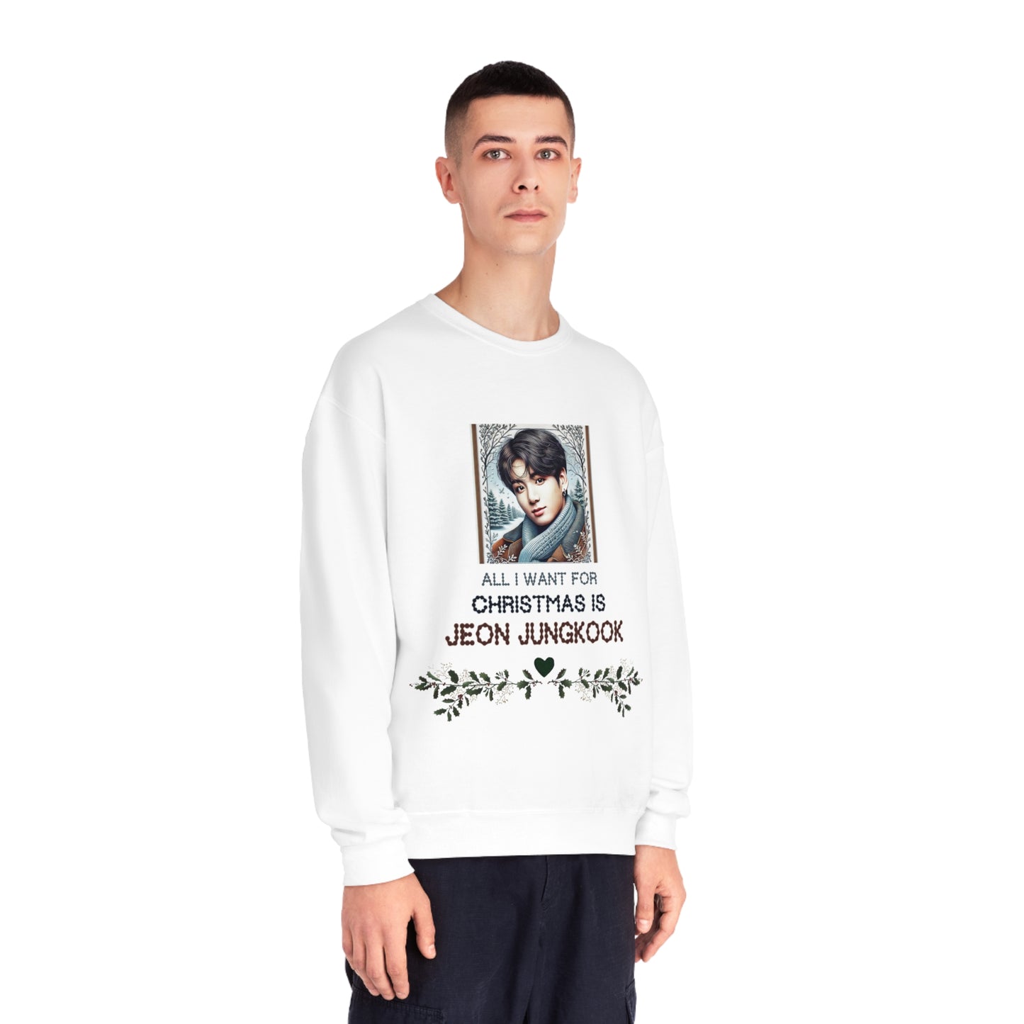 Christmas Jungkook Unisex NuBlend® Crewneck Sweatshirt