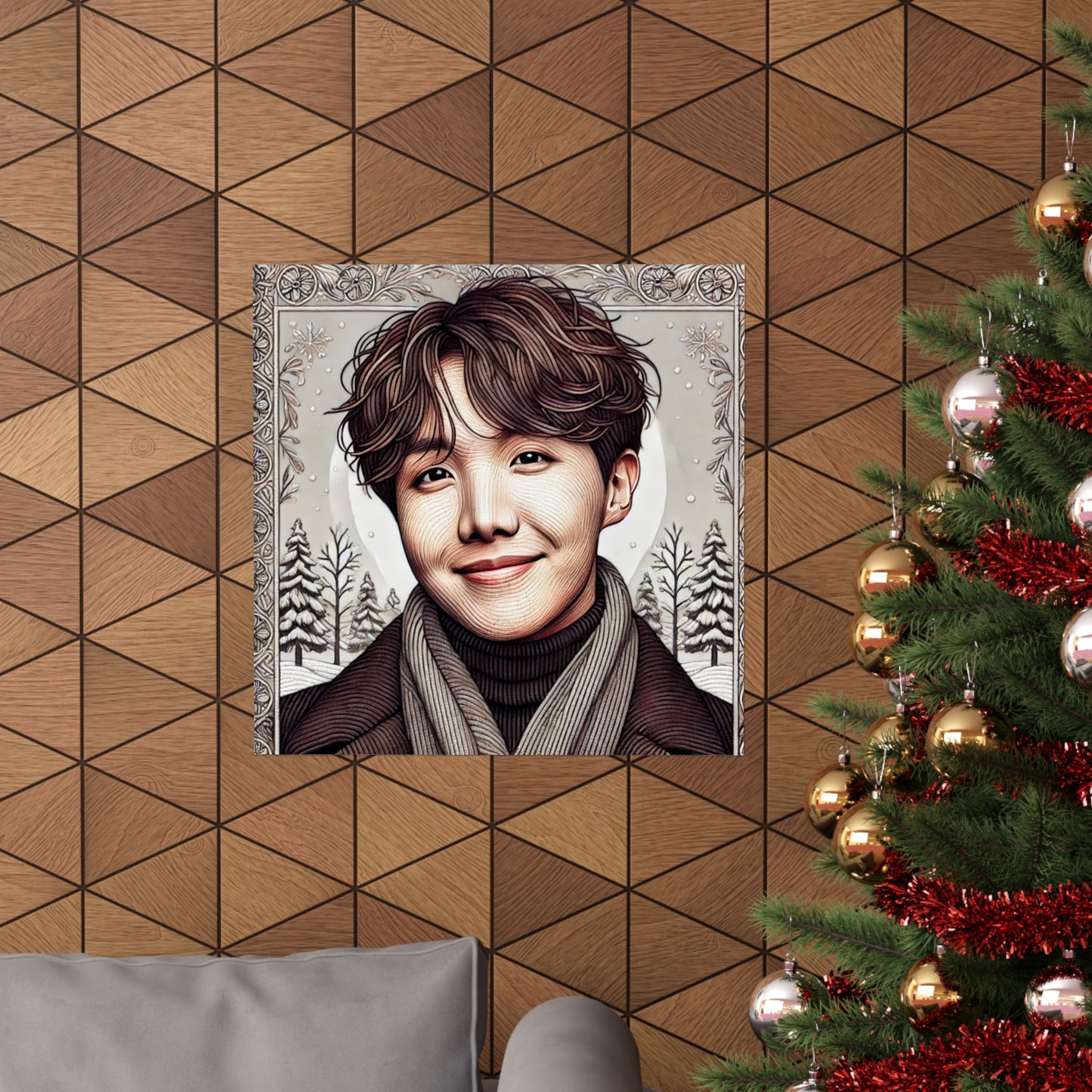 Christmas Jhope Matte Vertical Posters