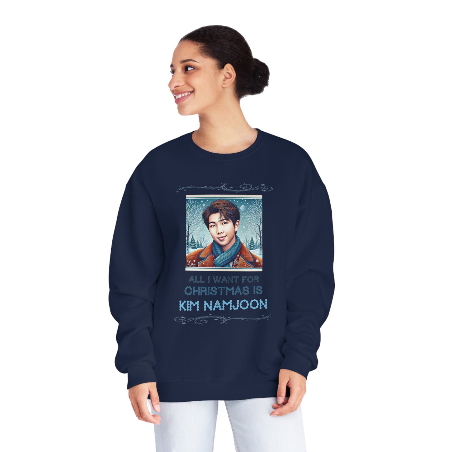 Christmas Namjoon Unisex NuBlend® Crewneck Sweatshirt