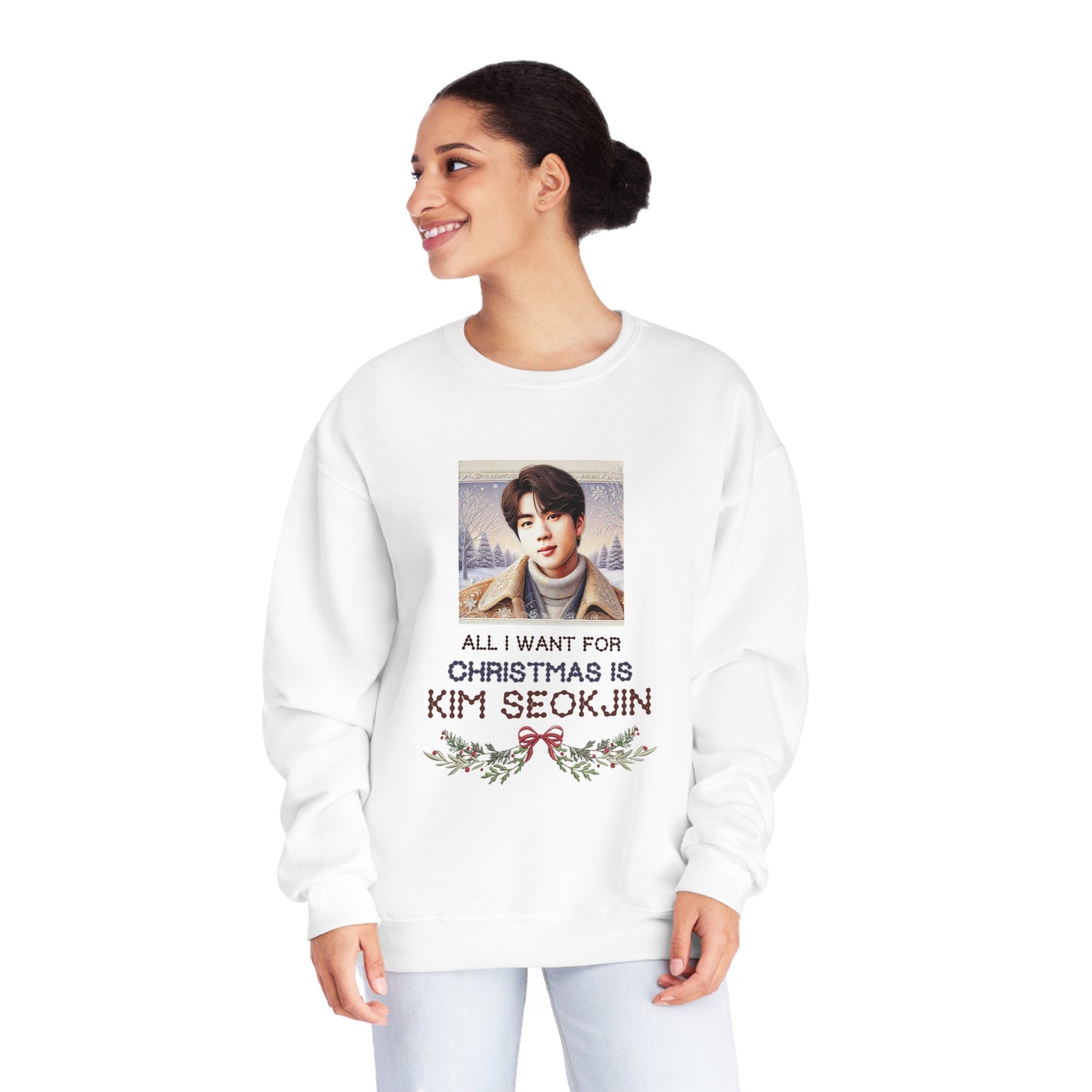 Christmas Jin Unisex NuBlend® Crewneck Sweatshirt