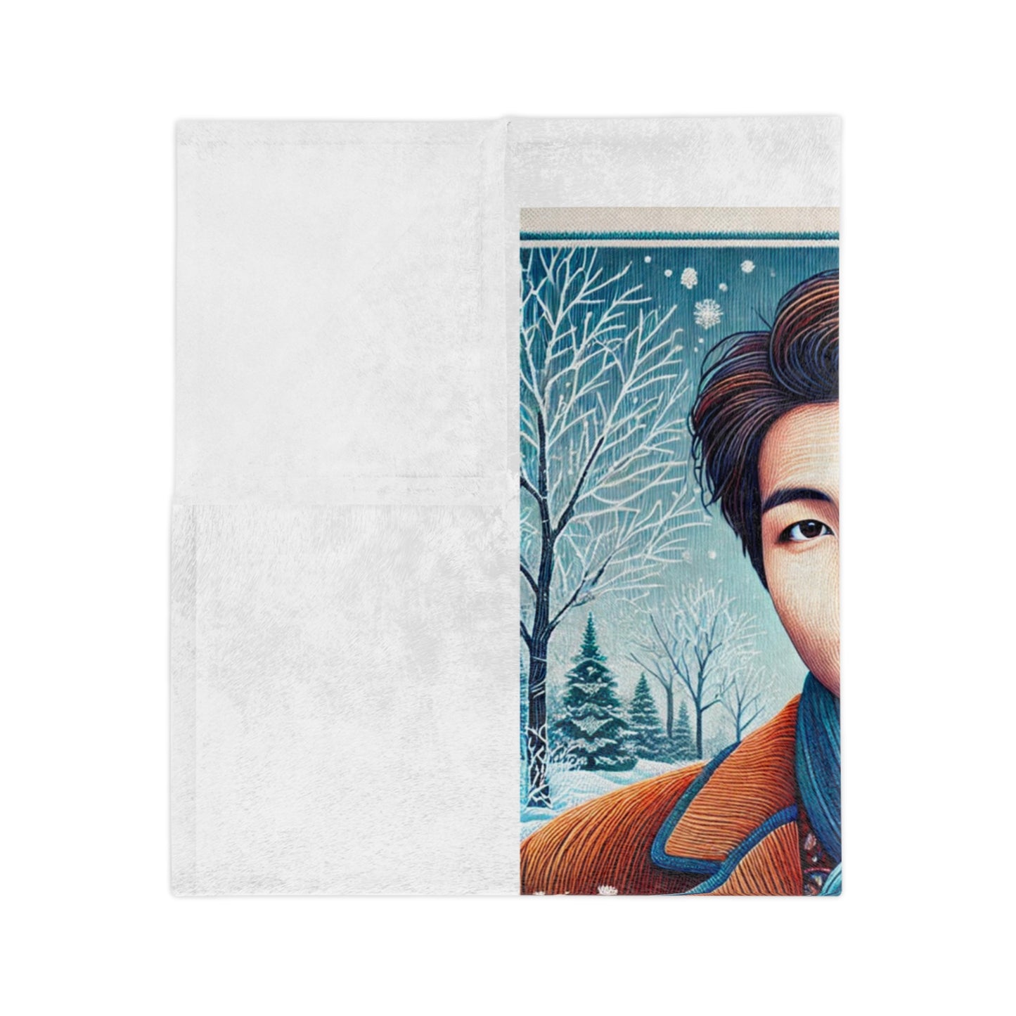 Christmas Namjoon Velveteen Microfiber Blanket