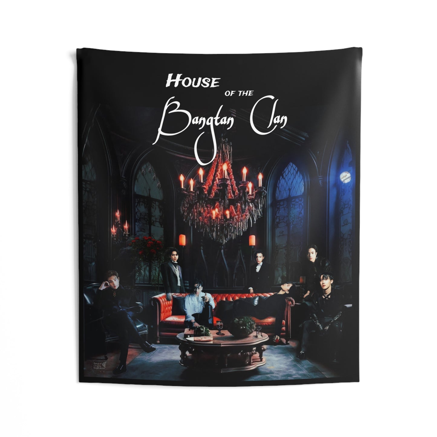 House of the Bangtan Clan Indoor Wall Tapestries