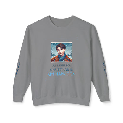 Christmas Namjoon Unisex Lightweight Crewneck Sweatshirt