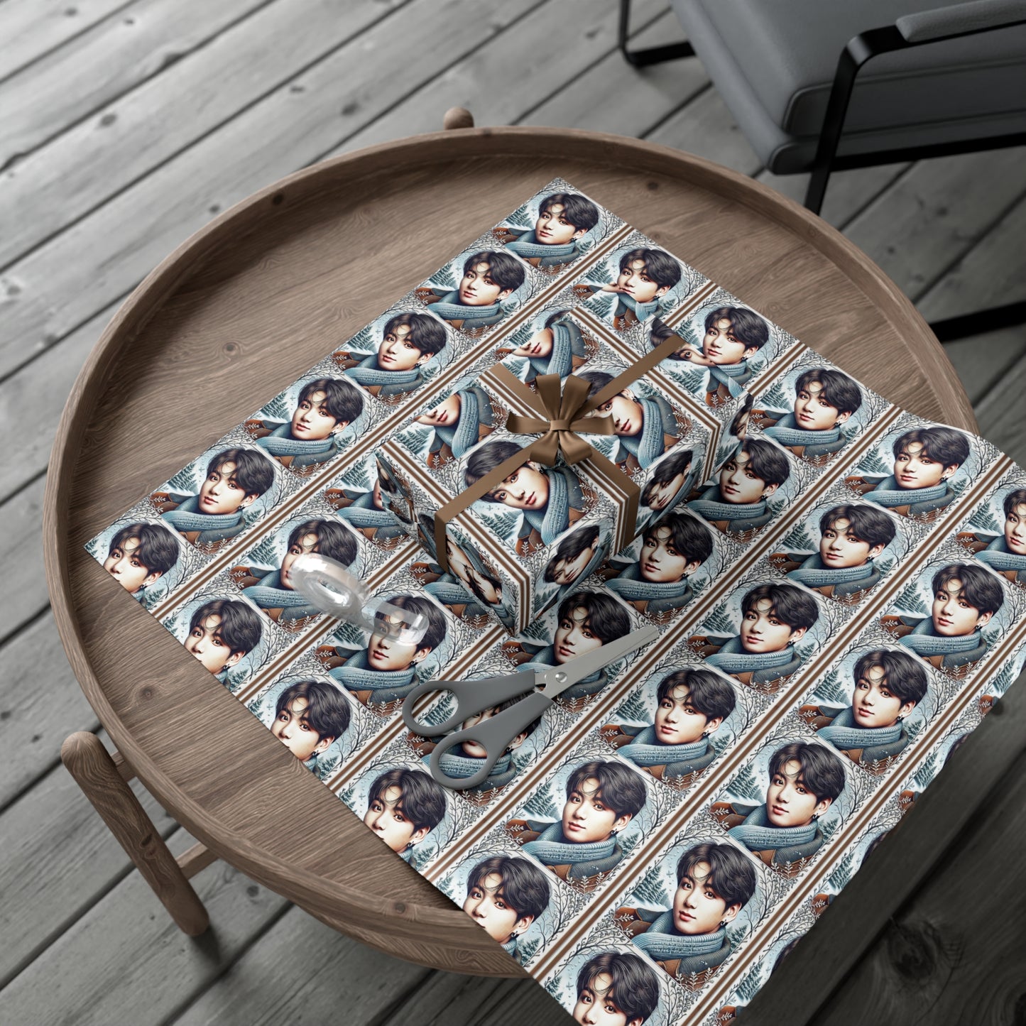 Christmas Jungkook Gift Wrap Papers