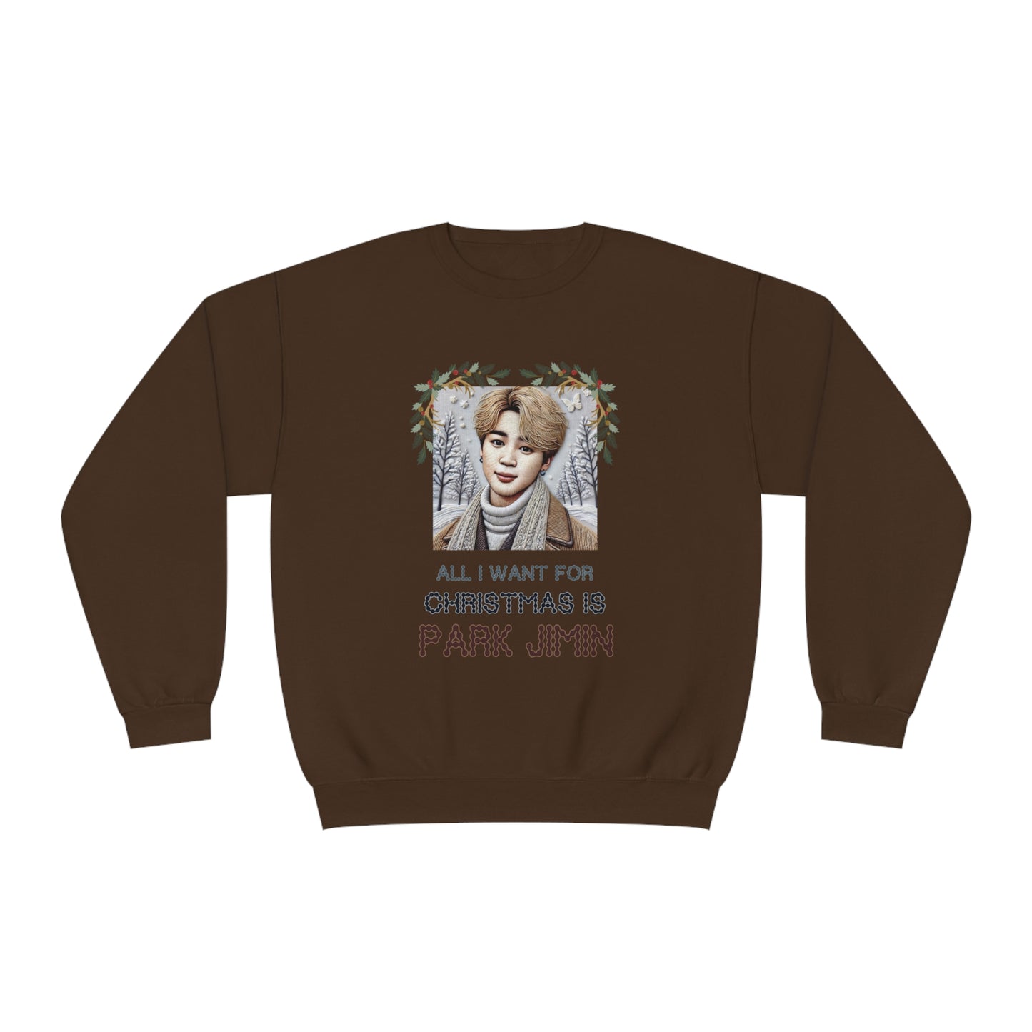 Christmas Jimin Unisex NuBlend® Crewneck Sweatshirt