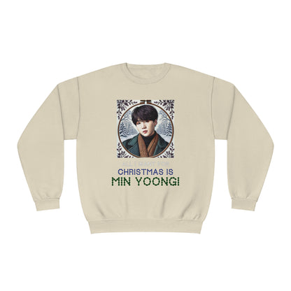 Christmas Yoongi Unisex NuBlend® Crewneck Sweatshirt
