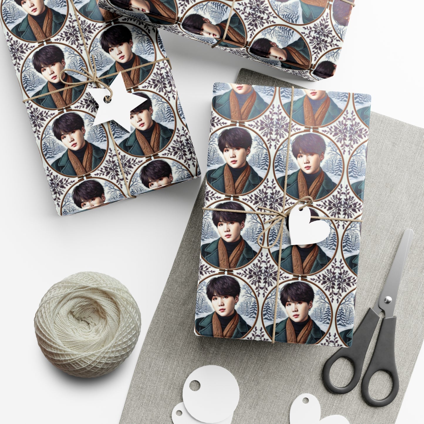 Christmas Yoongi Gift Wrap Papers