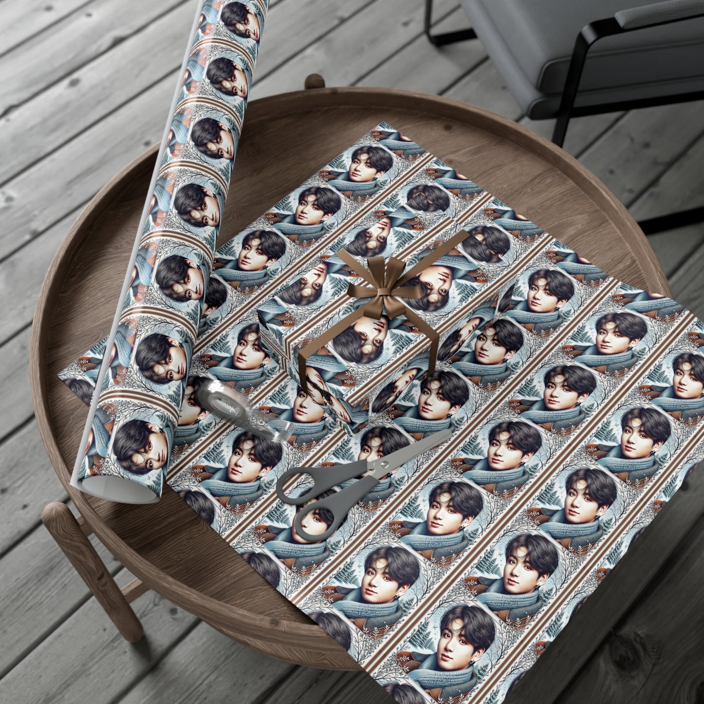 Christmas Jungkook Gift Wrap Papers