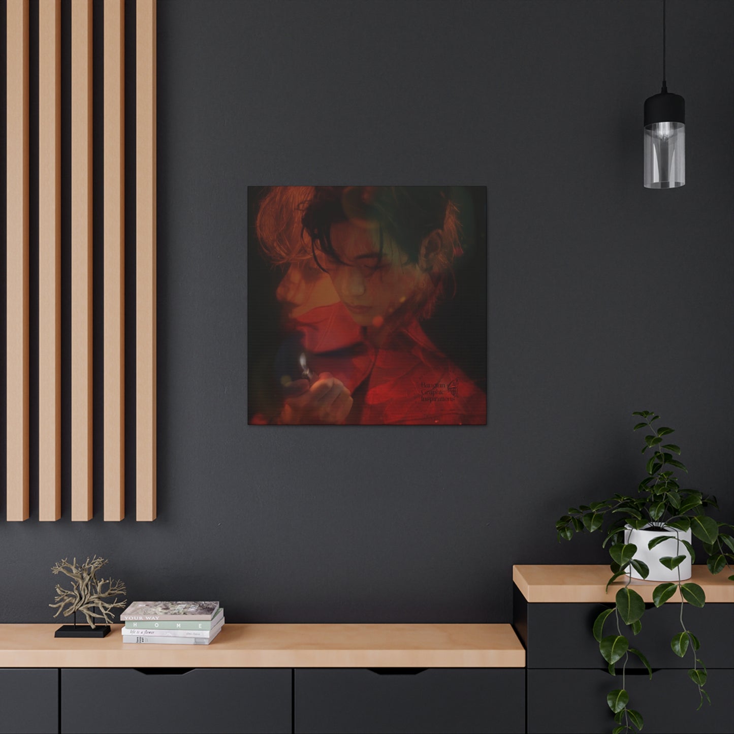 Taehyung Graphic Canvas Gallery Wraps