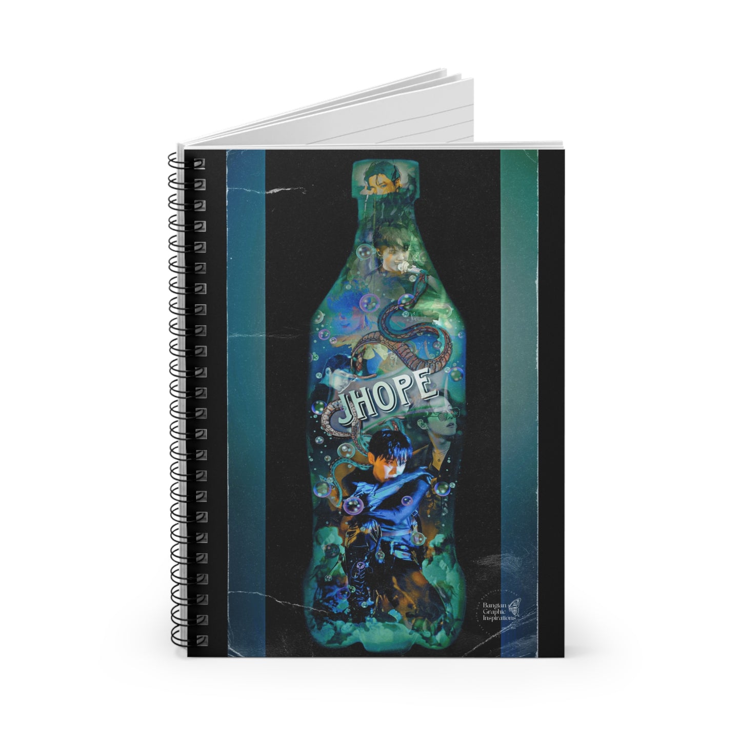 Jhope Graphic Spiral Notebook - Ruled Line