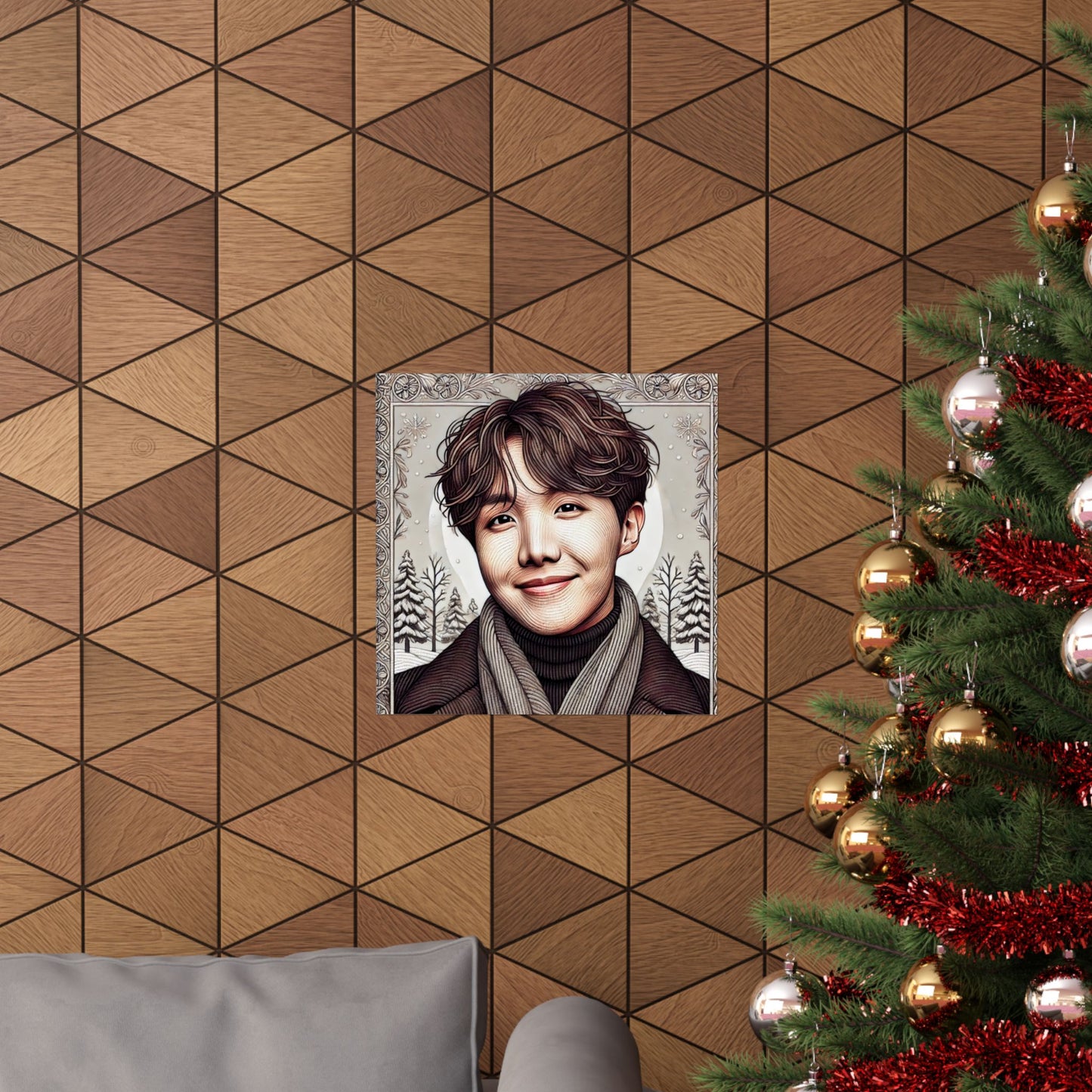 Christmas Jhope Matte Vertical Posters