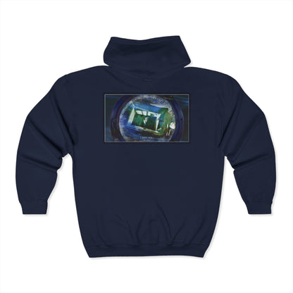 Snowflakes Are Falling Zip-up Hoodie