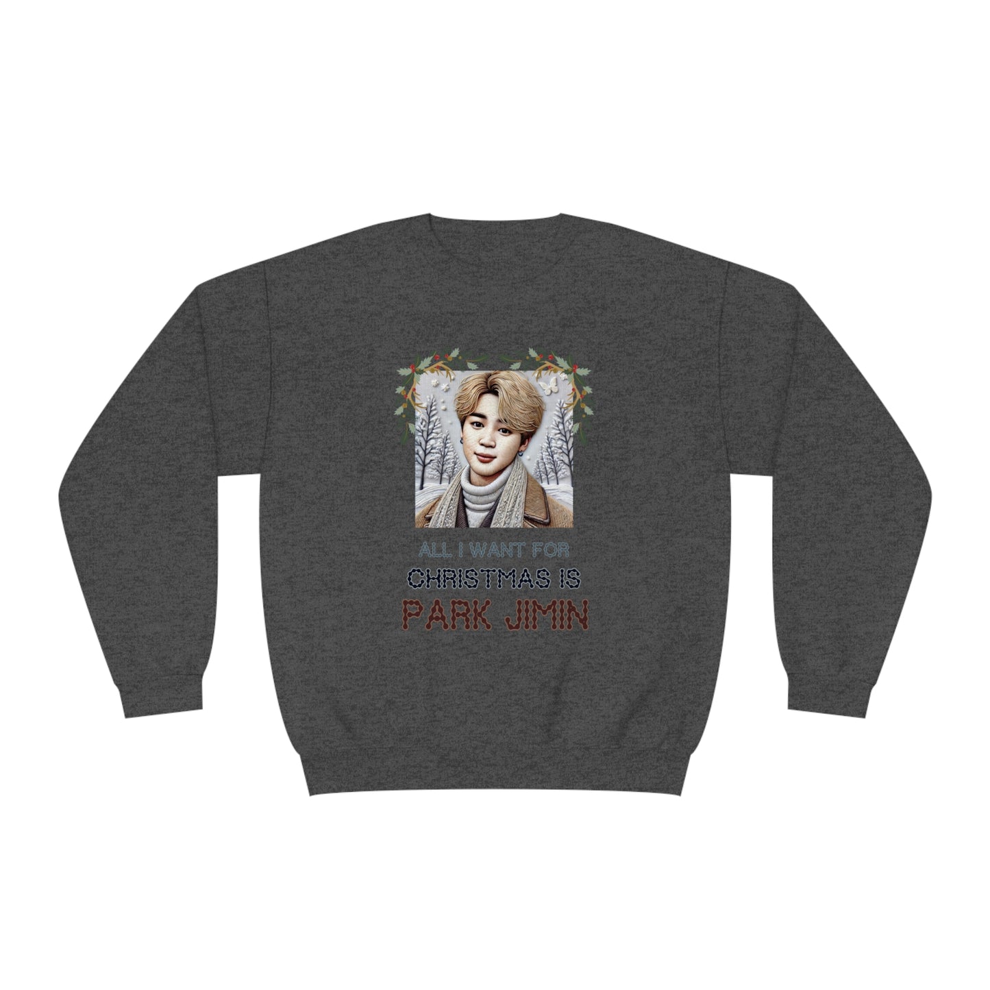 Christmas Jimin Unisex NuBlend® Crewneck Sweatshirt