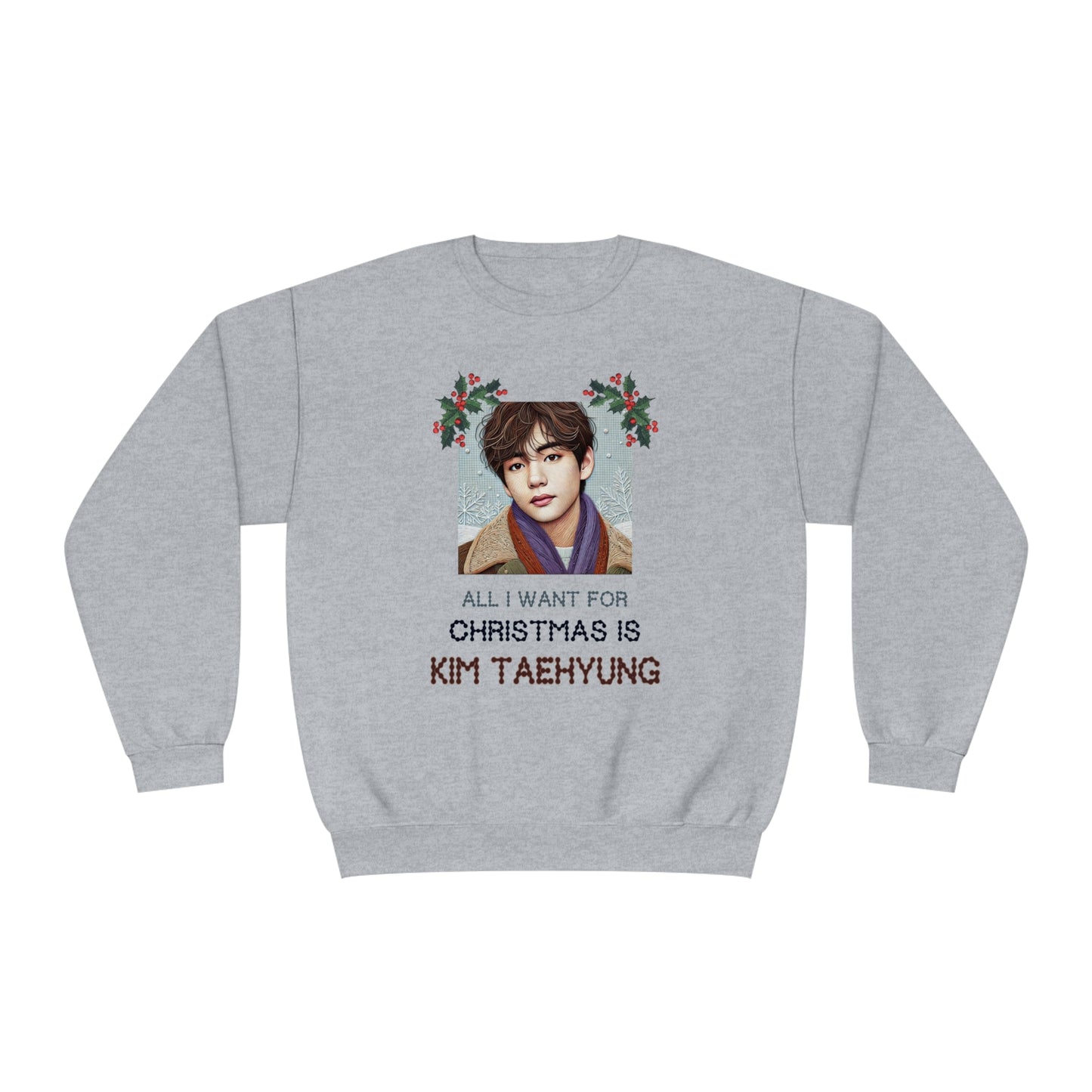 Christmas Taehyung Unisex NuBlend® Crewneck Sweatshirt