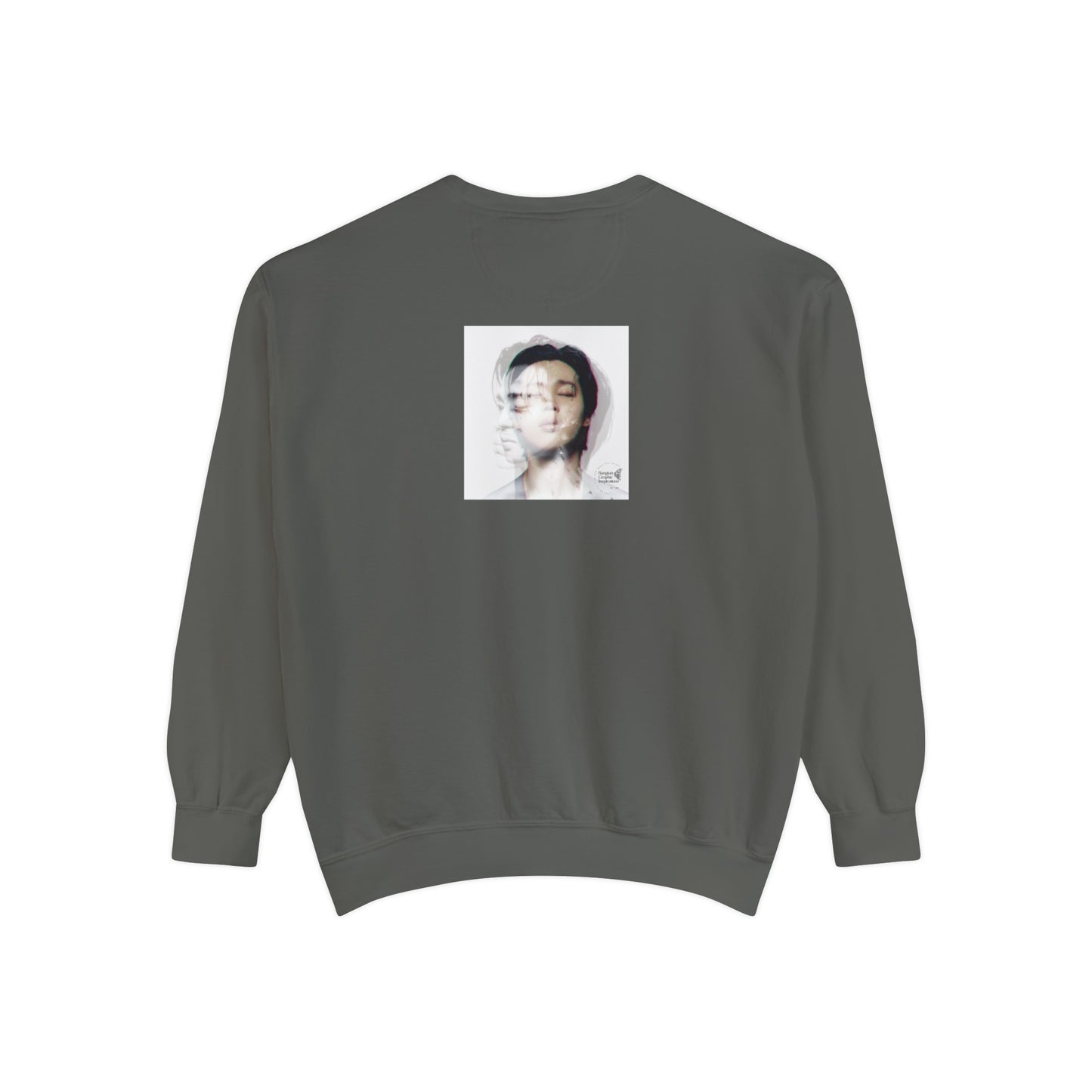 Jimin Graphic Unisex Garment-Dyed Sweatshirt