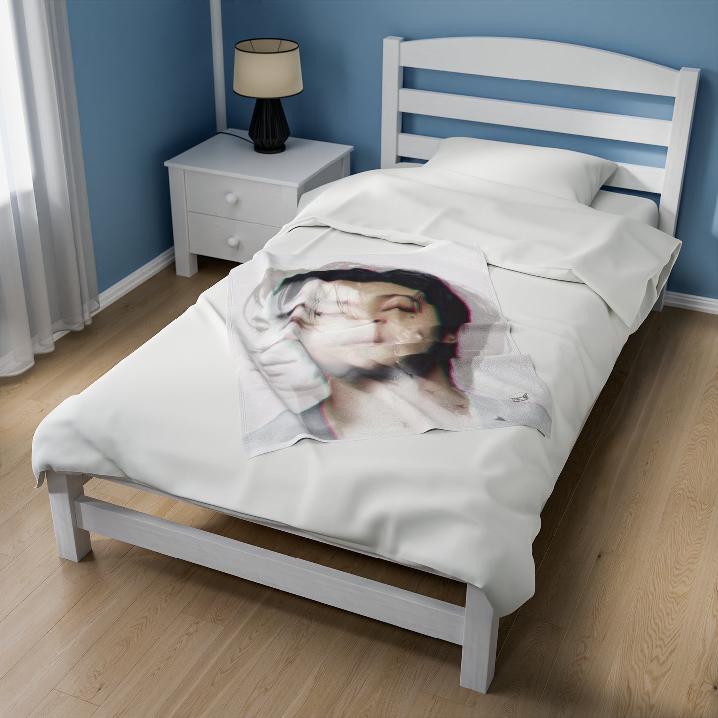 Jimin Graphic Velveteen Plush Blanket