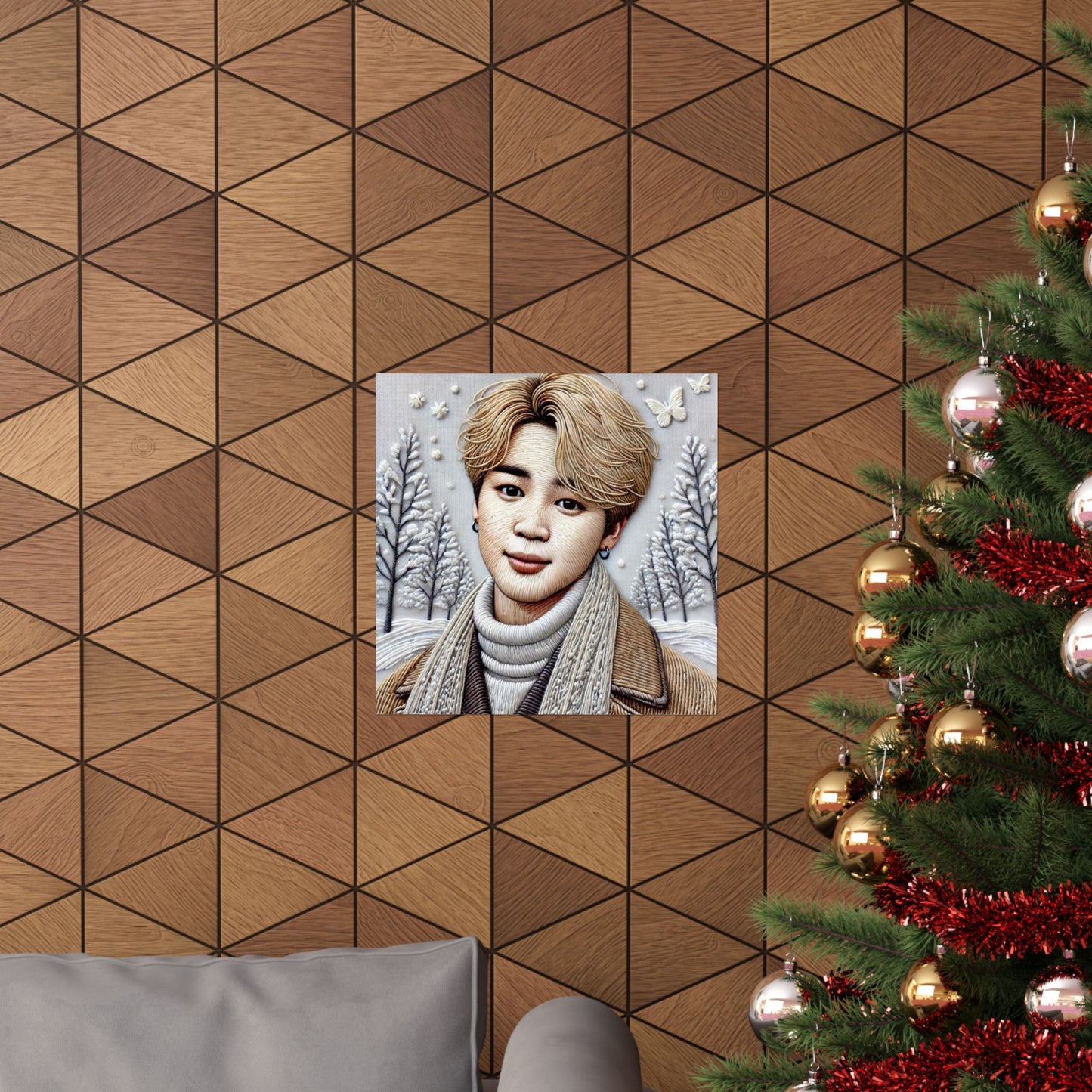 Christmas Jimin Matte Vertical Posters