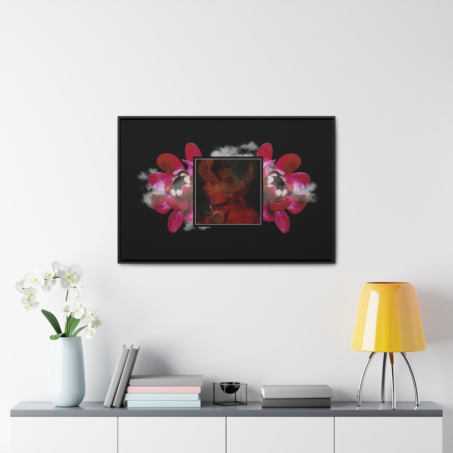 Taehyung Graphic Gallery Canvas Wraps, Horizontal Frame