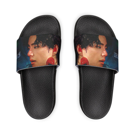 Taehyung Graphic Women's PU Slide Sandals