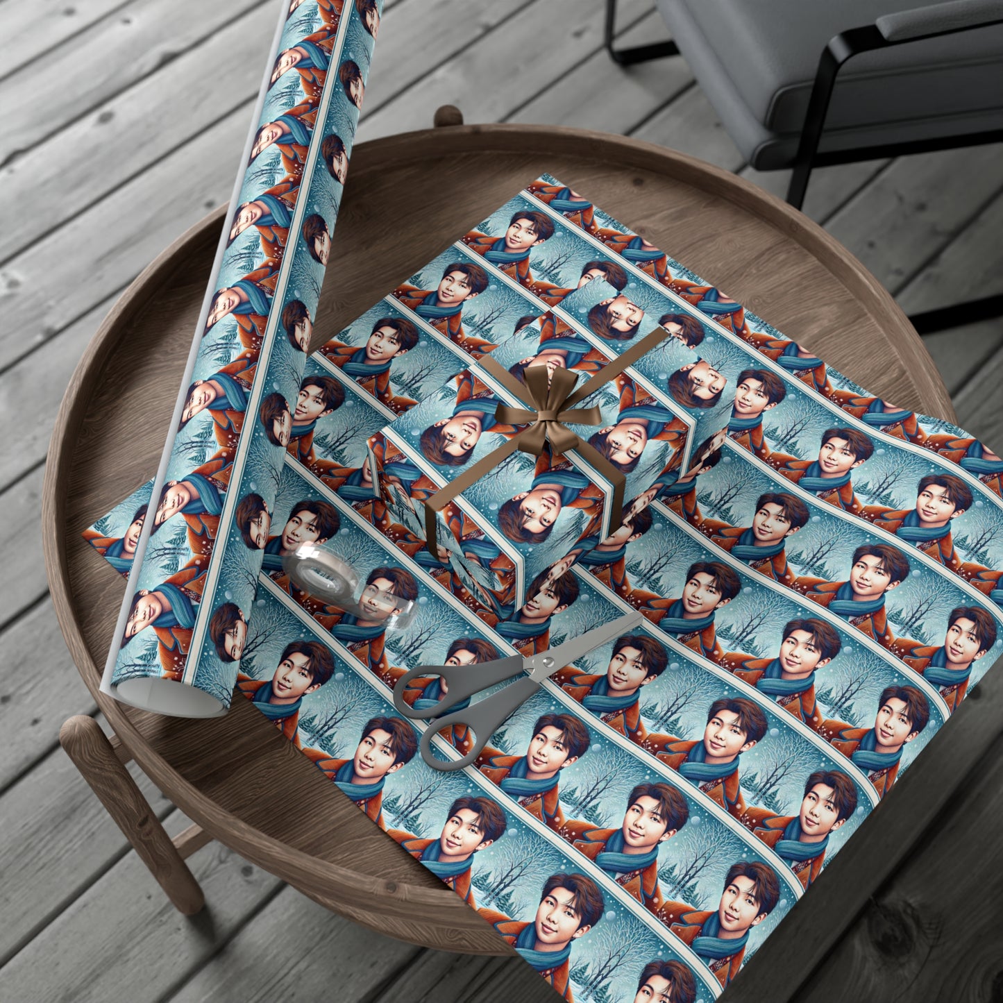 Christmas Namjoon Gift Wrap Papers