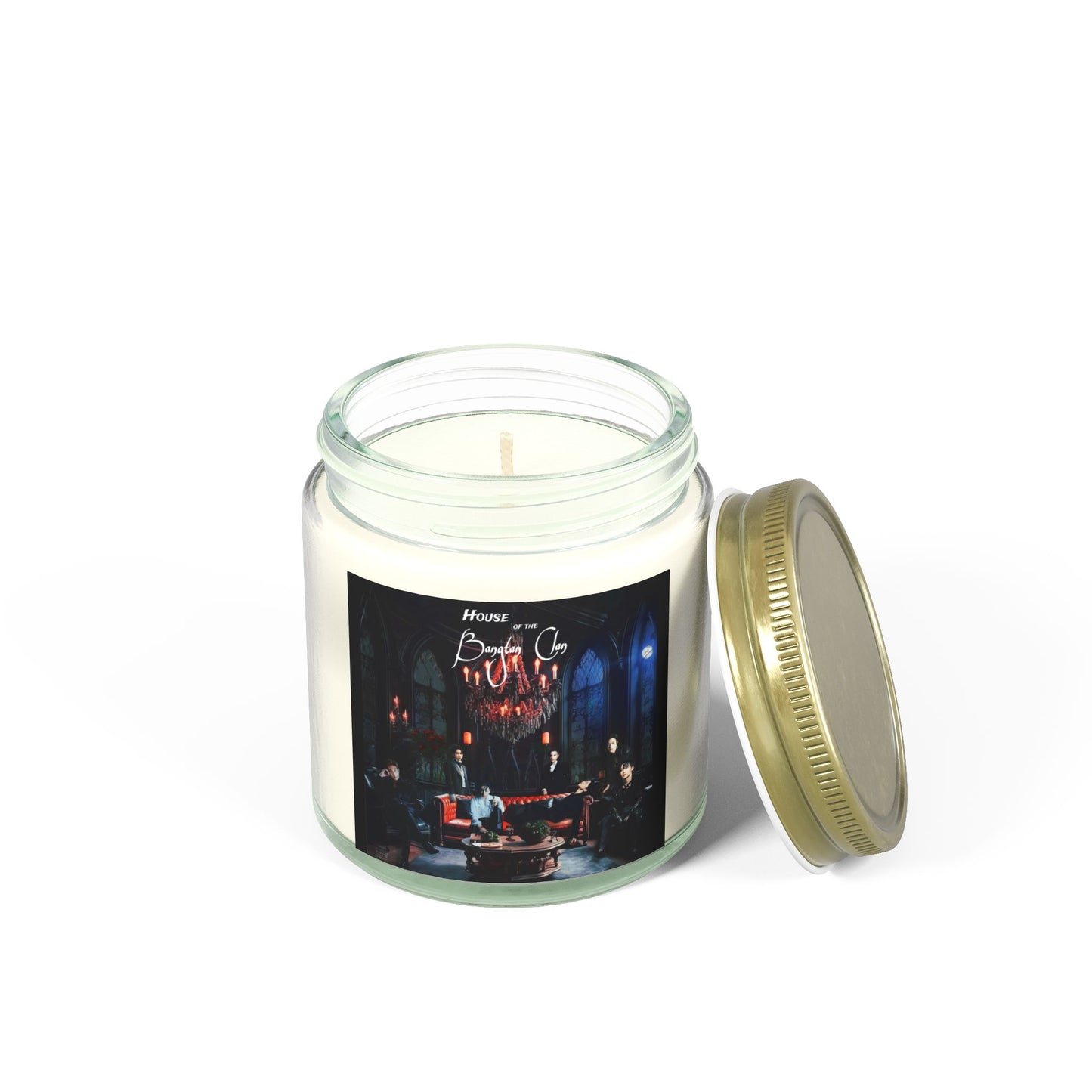 House of the Bangtan Clan Scented Coconut Apricot Candles (4oz, 9oz)