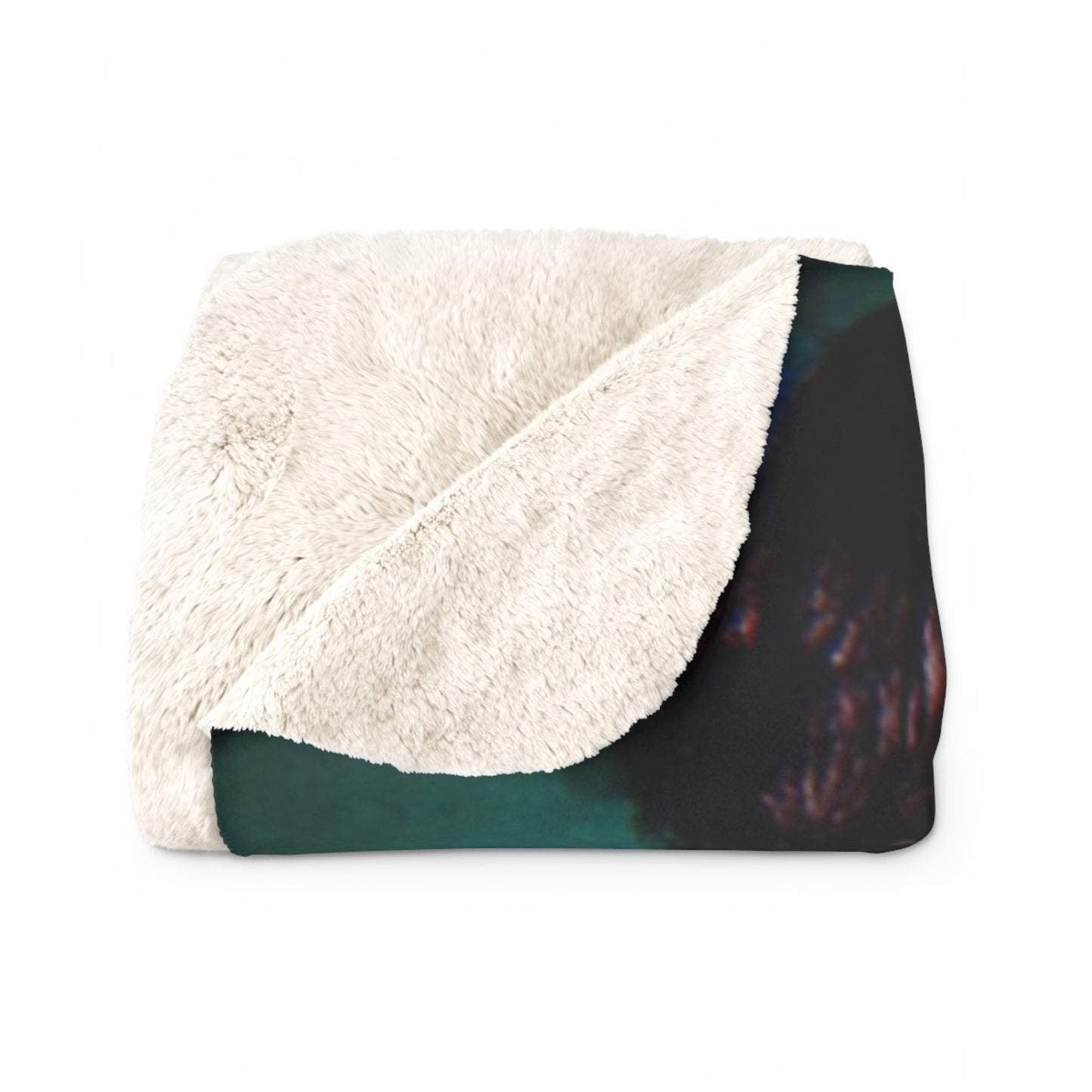 V Graphic Sherpa Fleece Blanket