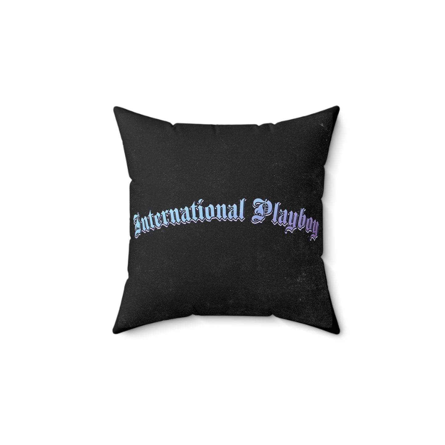 International Playboy Spun Polyester Square Pillow