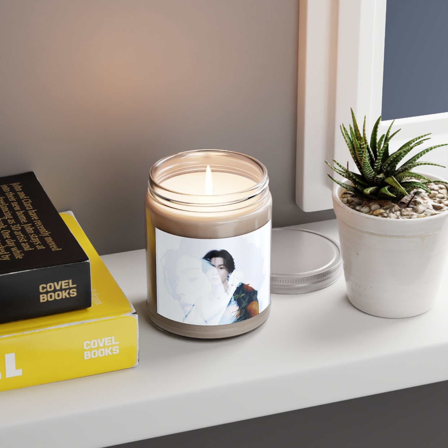 Min Yoongi Graphic Scented Candles, 9oz