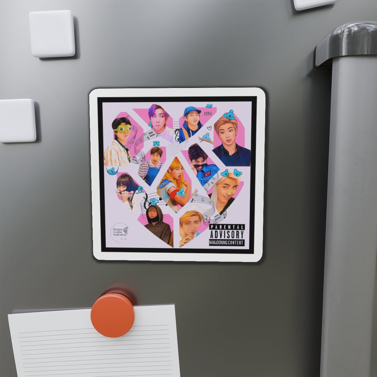 Namjooning Graphic Die-Cut Magnets