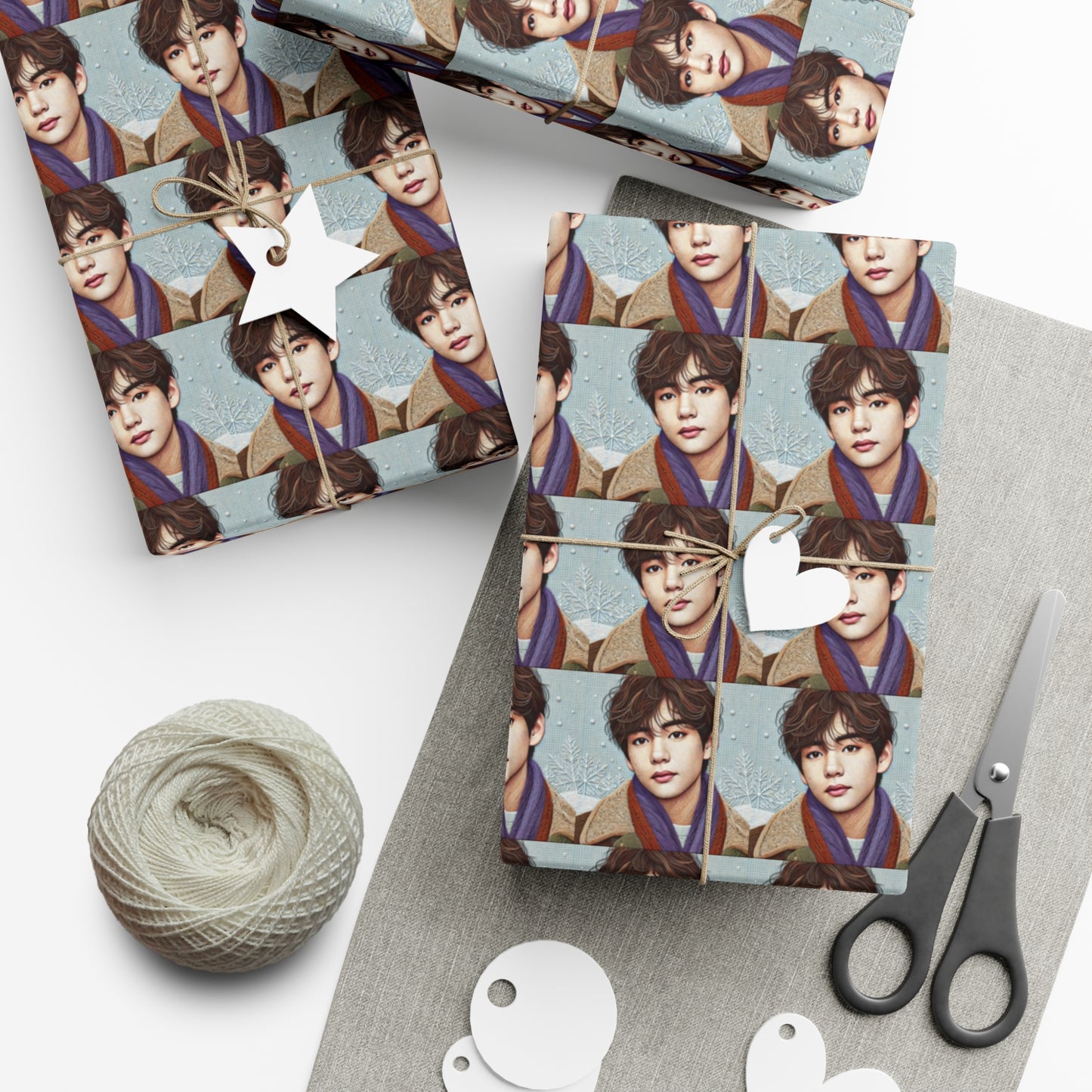 Christmas Taehyung Gift Wrap Papers