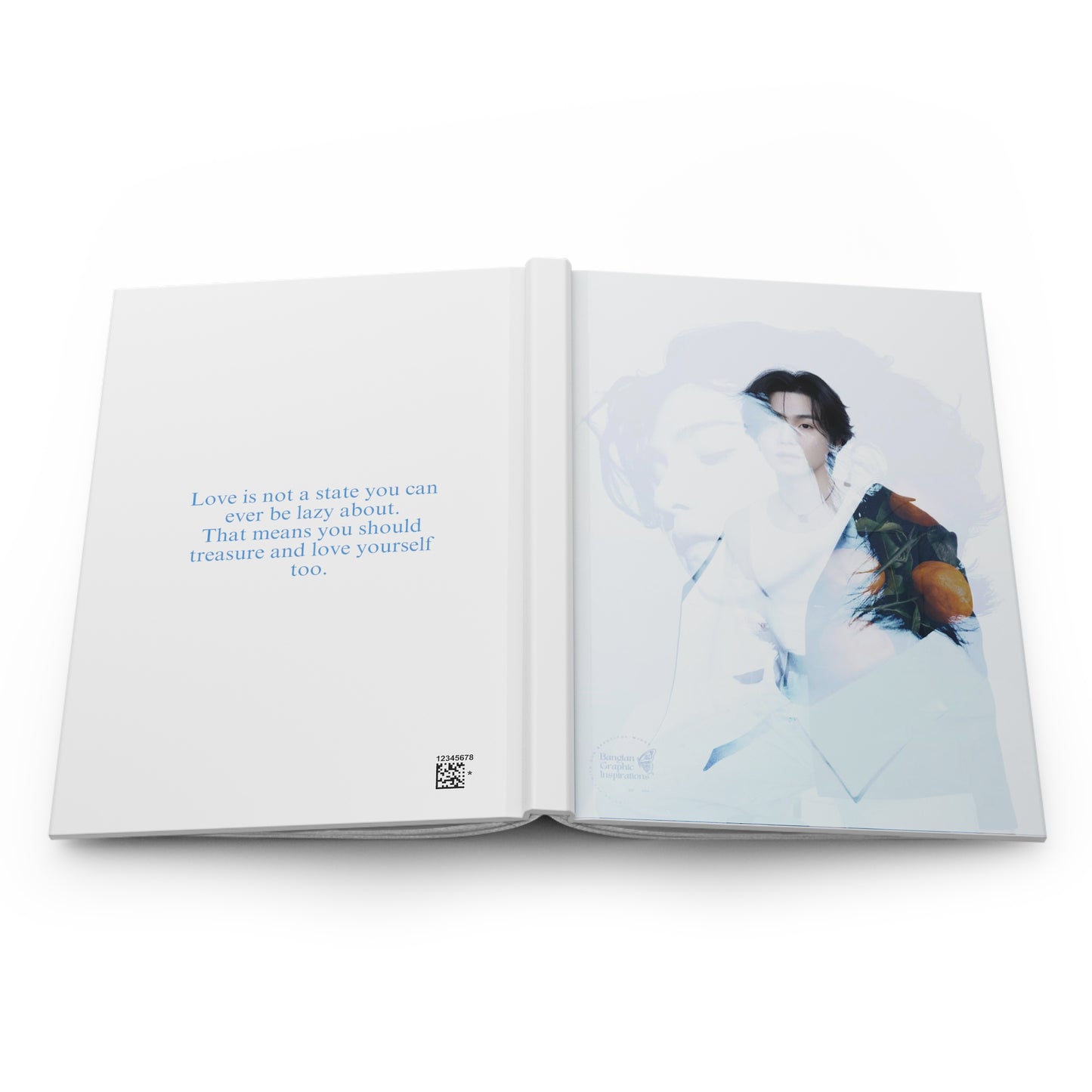 Min Yoongi Graphic Hardcover Journal Matte