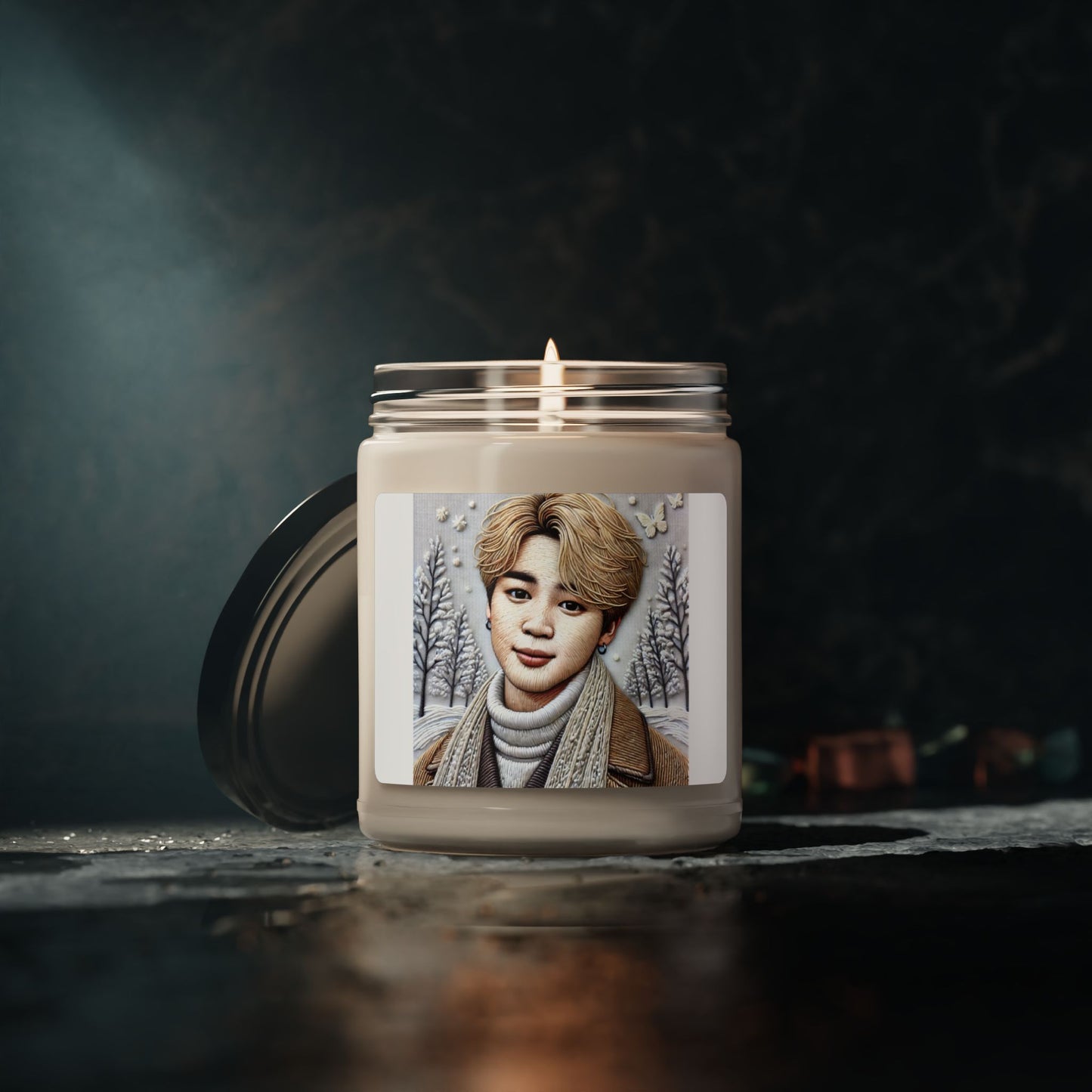 Christmas Jimin Scented Soy Candle, 9oz