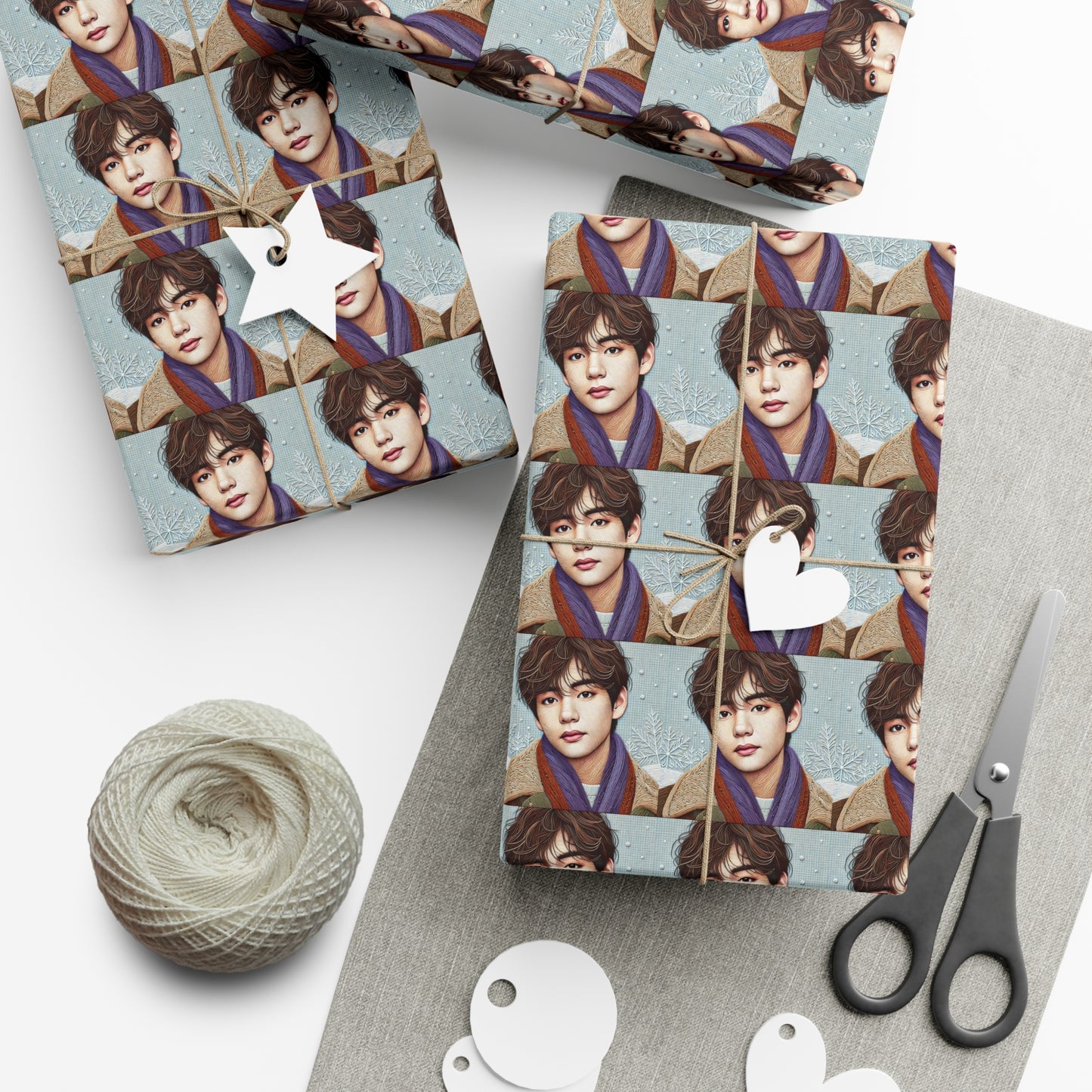 Christmas Taehyung Gift Wrap Papers