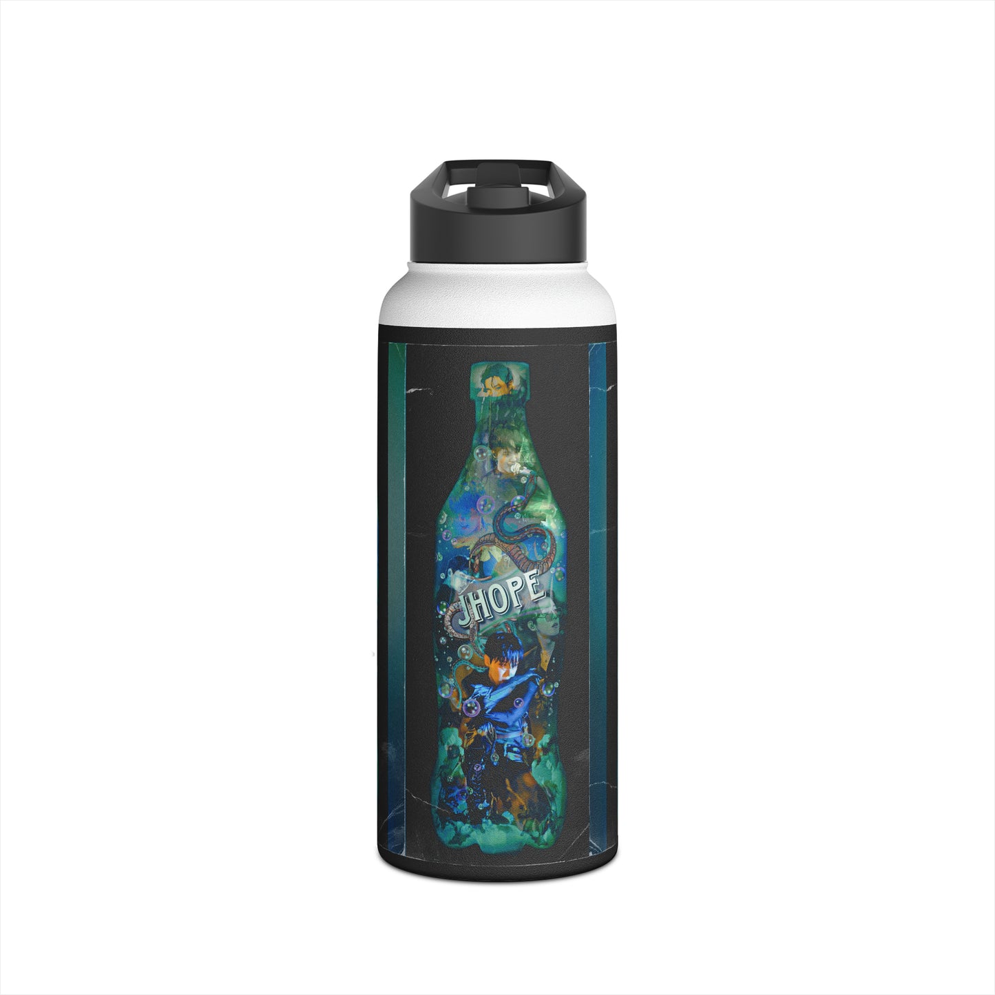 Jhope Graphic Stainless Steel Water Bottle, Standard Lid