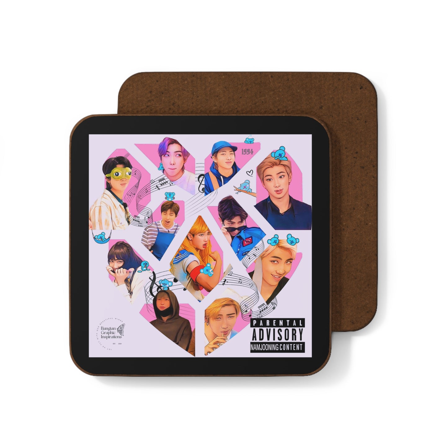 Namjooning Graphic Hardboard Back Coaster